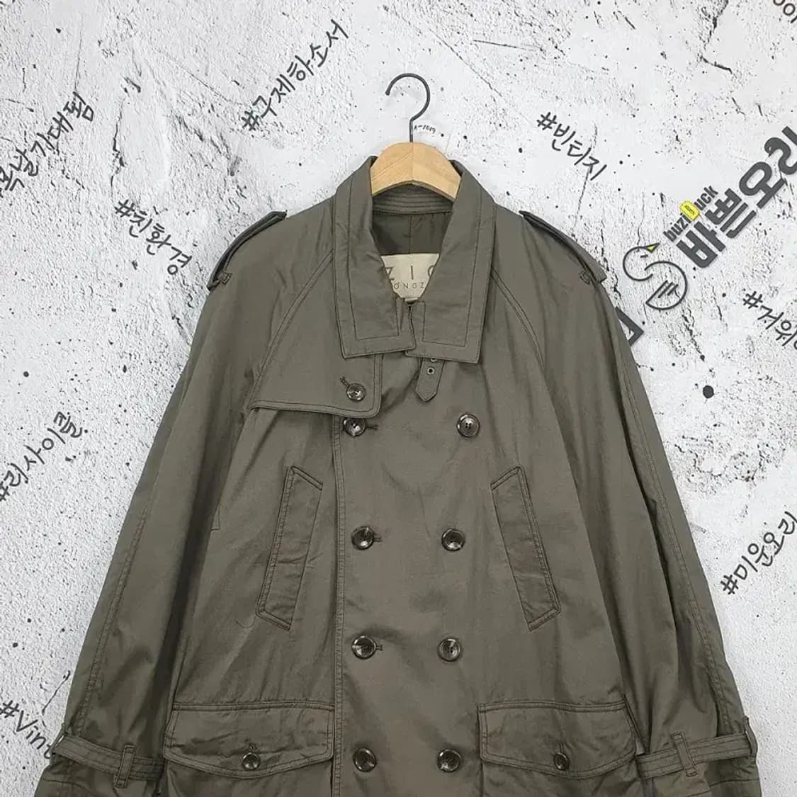 지오송지오 ZIOSONGZIO 트렌치코트 진카키 3200009 상품이미지3