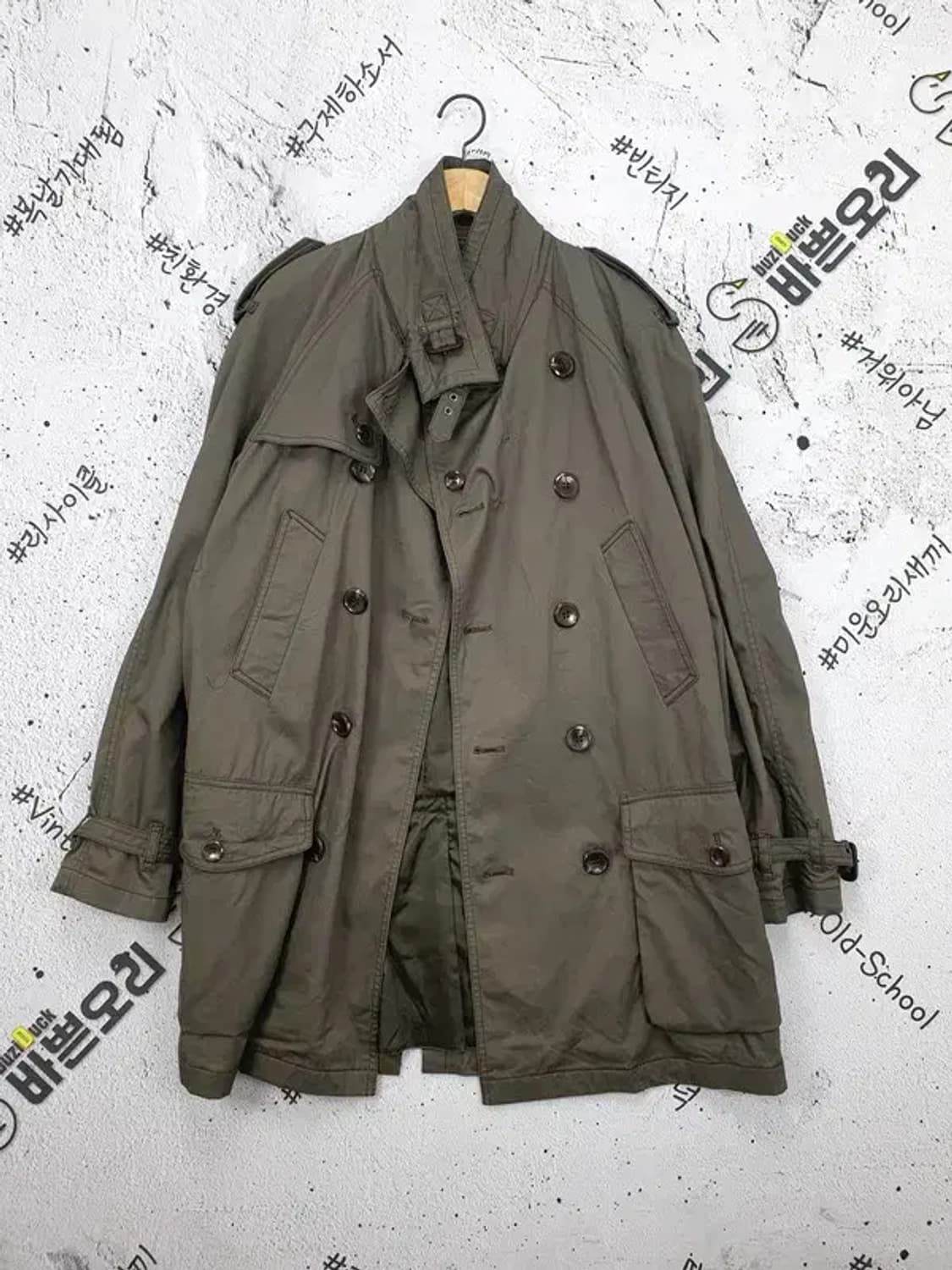 지오송지오 ZIOSONGZIO 트렌치코트 진카키 3200009 상품이미지7