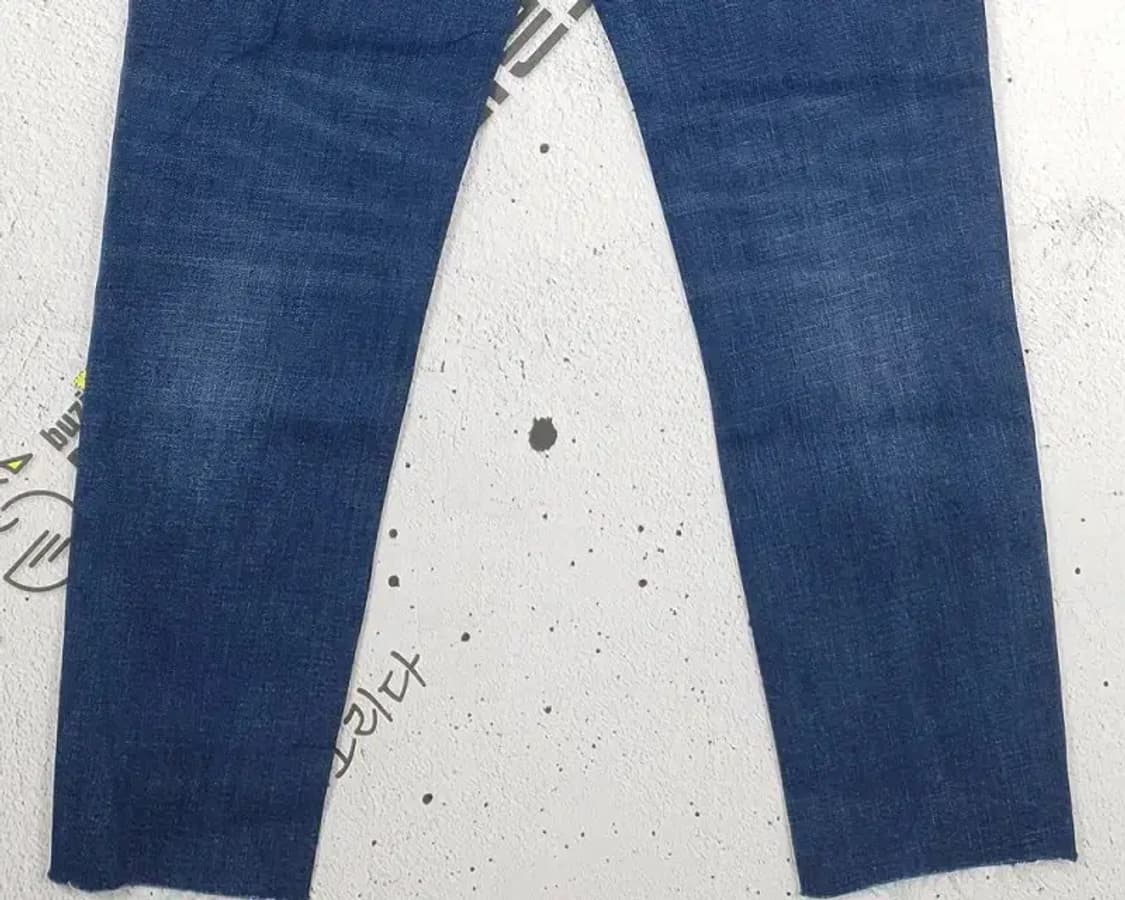 [새상품] DMOK 밴드 찢청 청바지 진청 4100032 상품이미지7