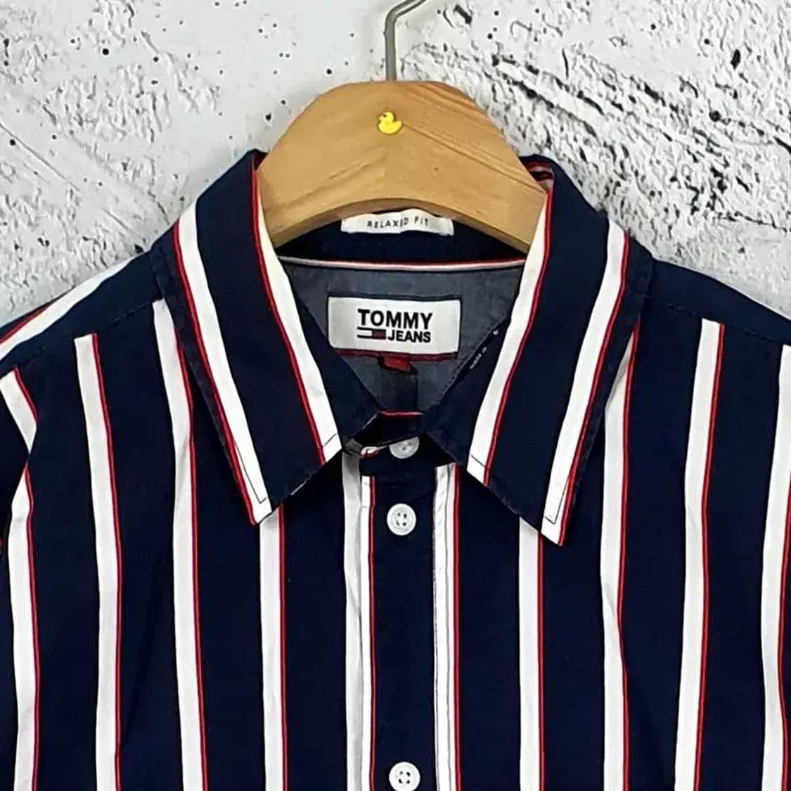 타미힐피거 TOMMY 셔츠 스트라이프 네이비 1100007 상품이미지5