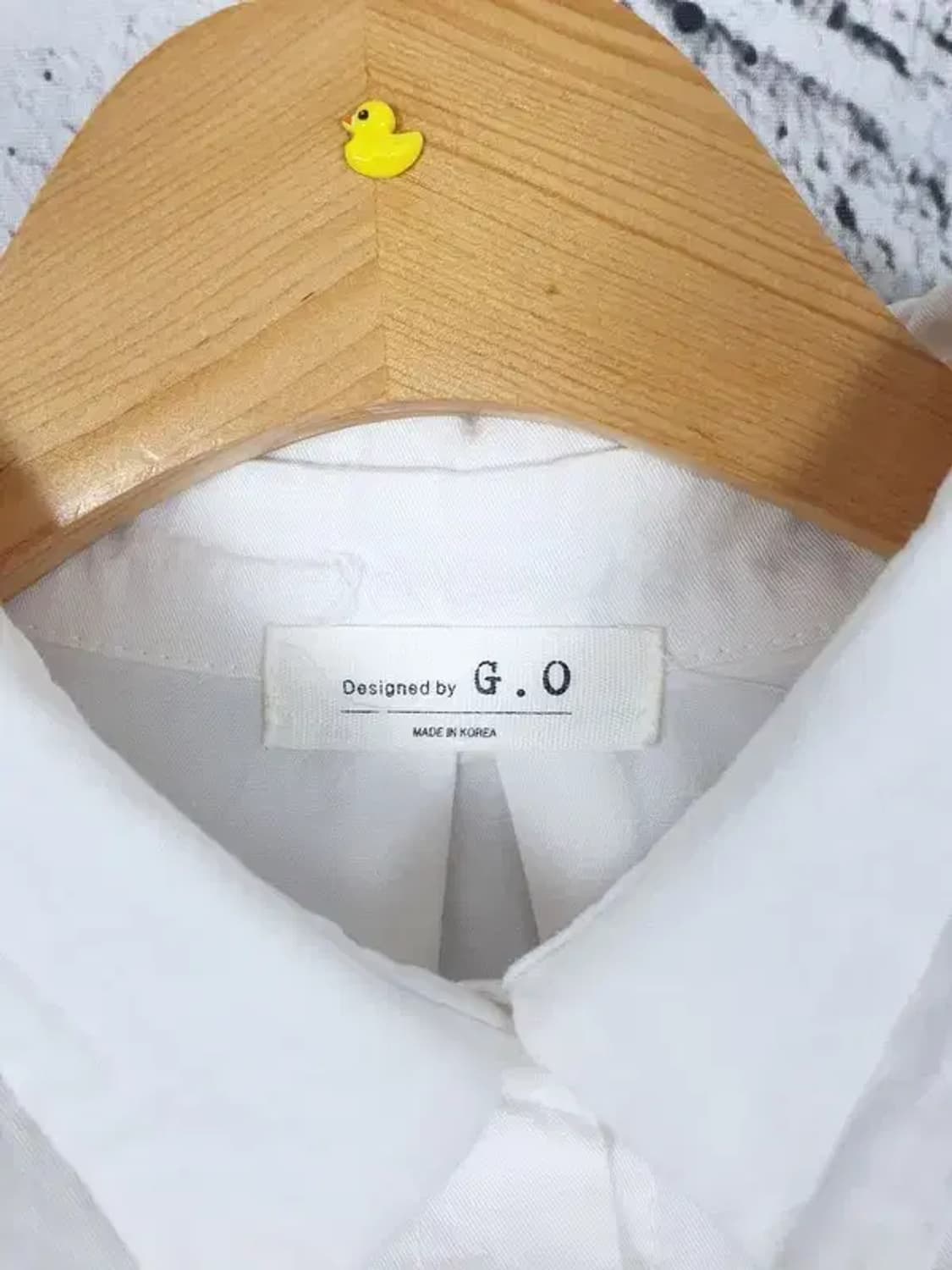 지오 G.O 여성 셔츠 원피스 화이트 1100155 상품이미지9