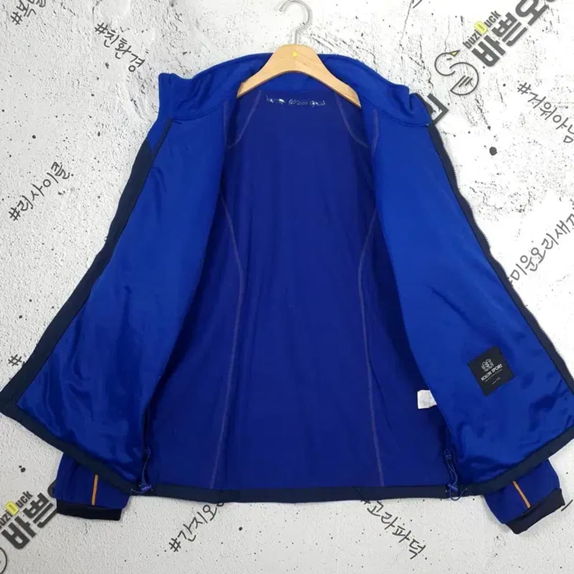 코오롱 스포츠 KOLON SPORT 후리스 자켓 블루 3200042 상품이미지4