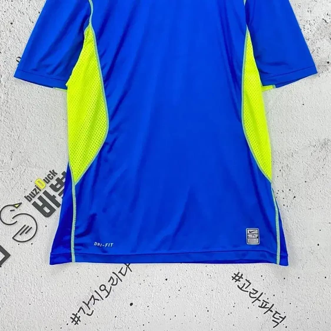 나이키 NIKE 기능성 프로컴뱃 반팔 티 블루 L 1000296 상품이미지5