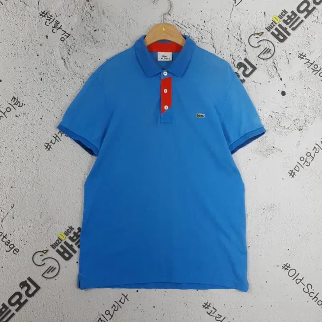 라코스테 LACOSTE 반팔 카라티 스카이블루 3(95) 1000383 상품이미지1