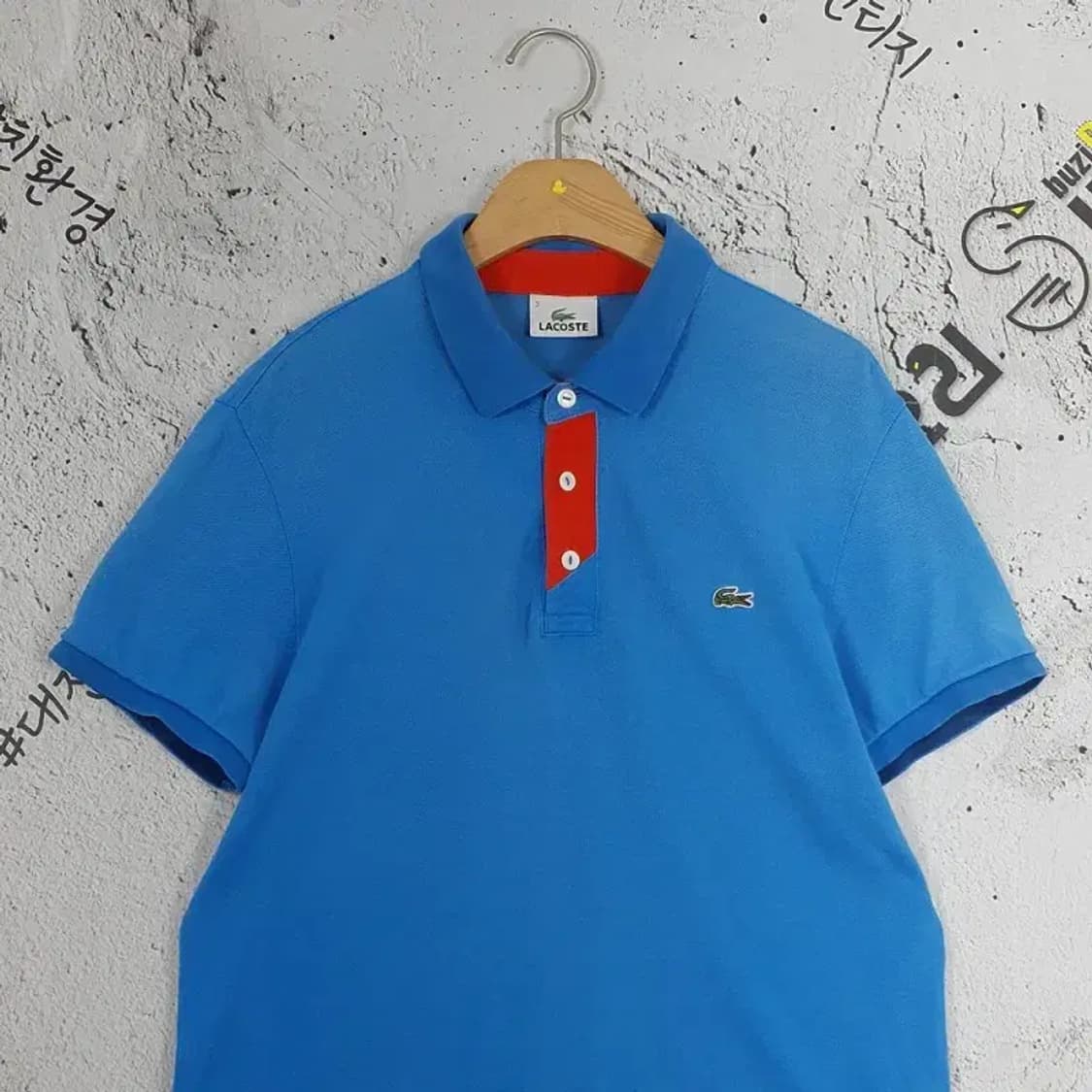 라코스테 LACOSTE 반팔 카라티 스카이블루 3(95) 1000383 상품이미지4
