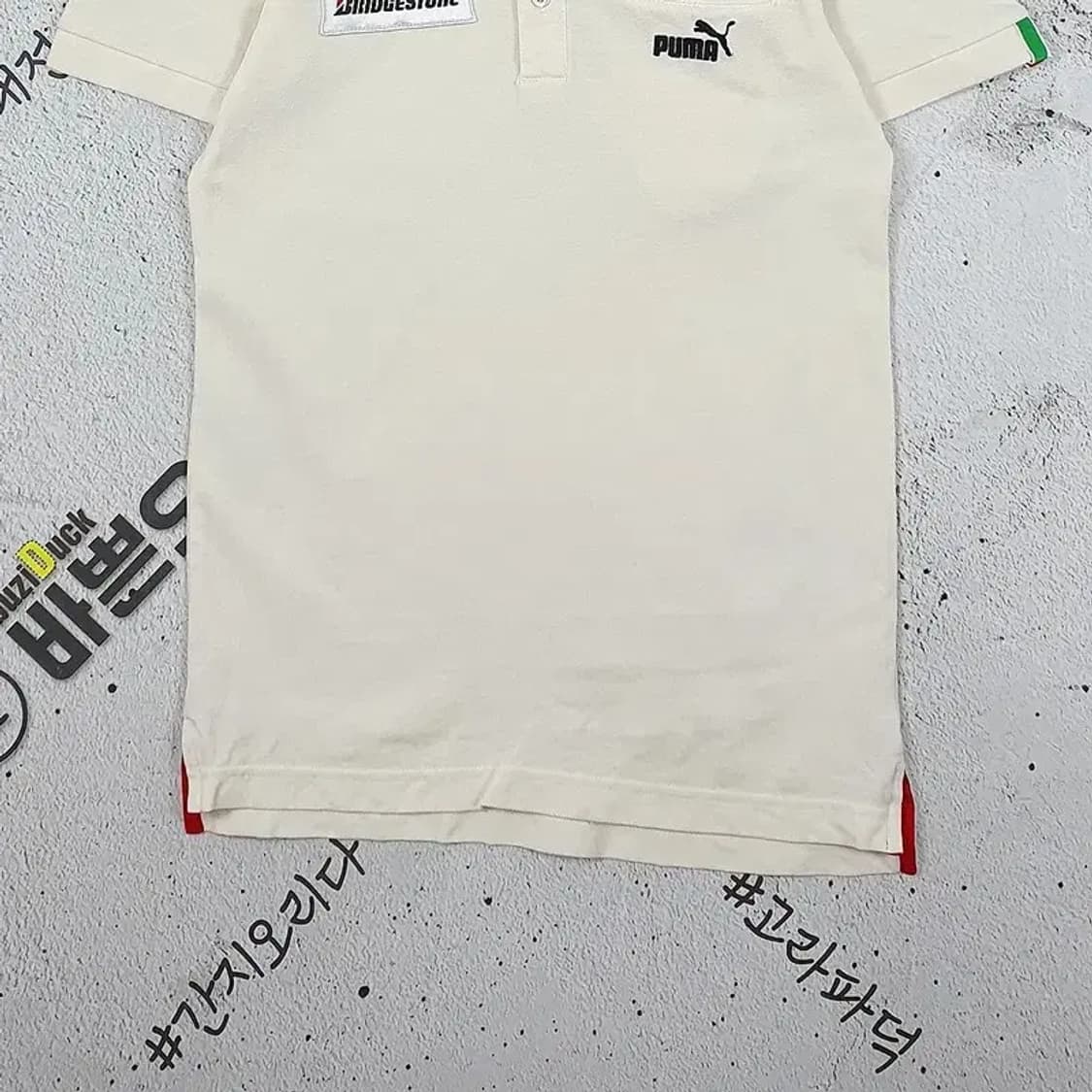 퓨마 PUMA 페라리 와펜 반팔 카라티 크림 90 1000405 상품이미지7