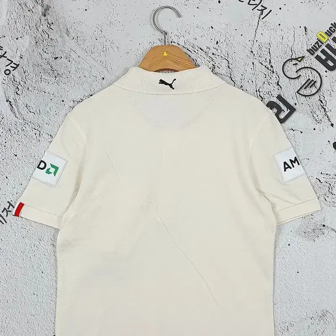 퓨마 PUMA 페라리 와펜 반팔 카라티 크림 90 1000405 상품이미지8