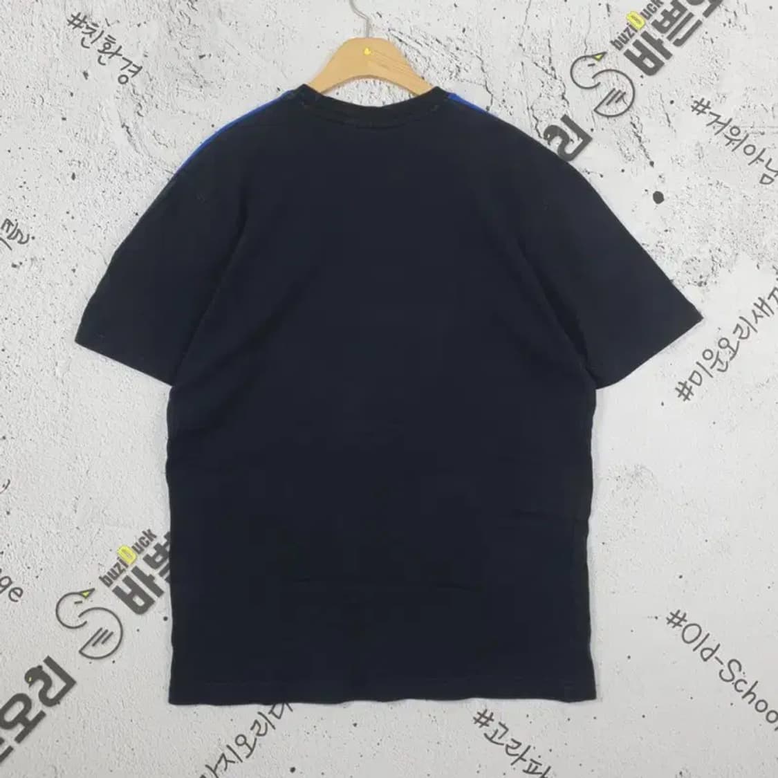 아디다스 트레포일 멀티컬러 삼선 반팔 티 네이비 L 1000435 상품이미지2