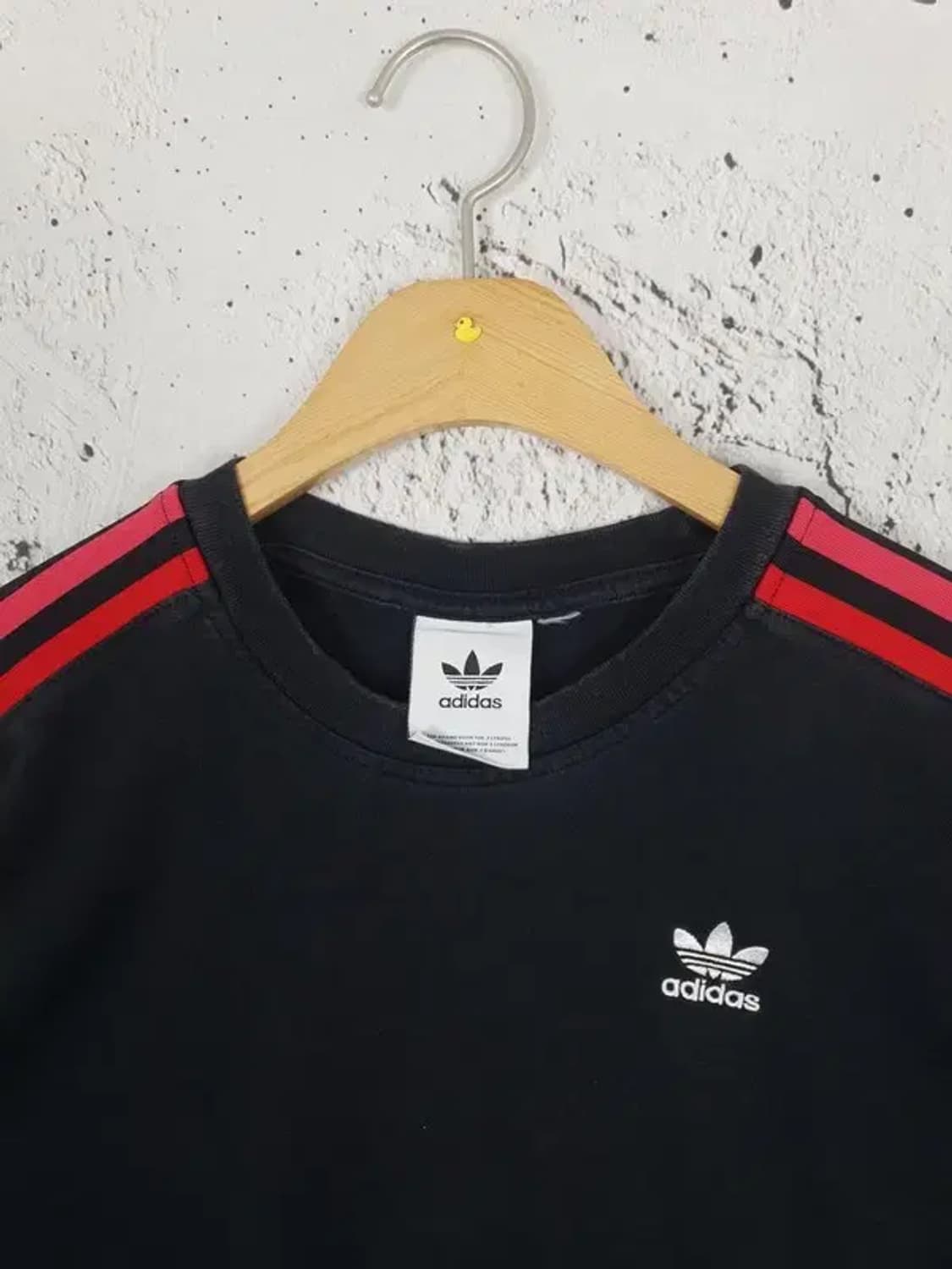 아디다스 트레포일 멀티컬러 삼선 반팔 티 네이비 L 1000435 상품이미지8