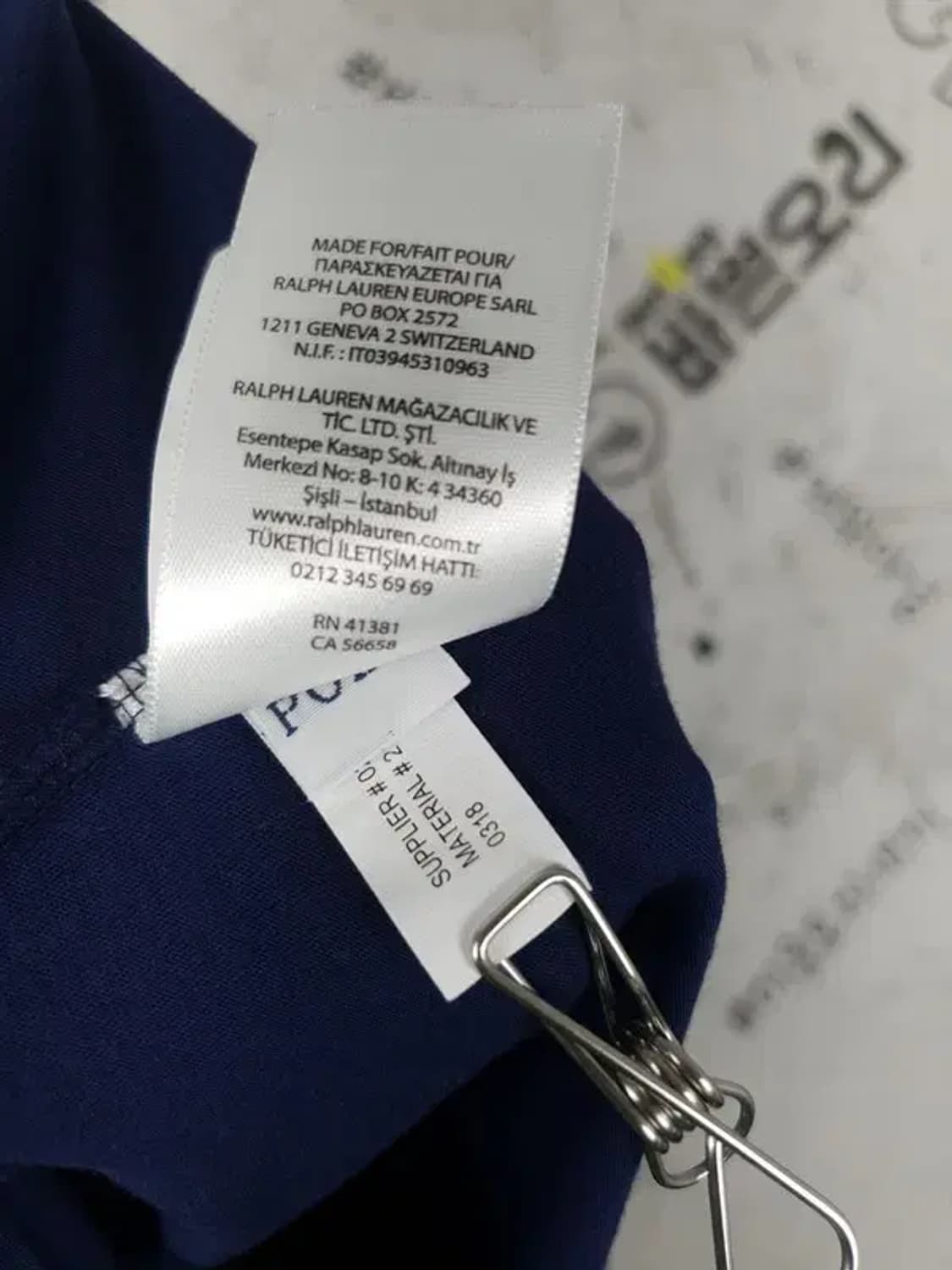 폴로랄프로렌 POLO 반팔 원피스 네이비 M 165/92A 1000442 상품이미지9