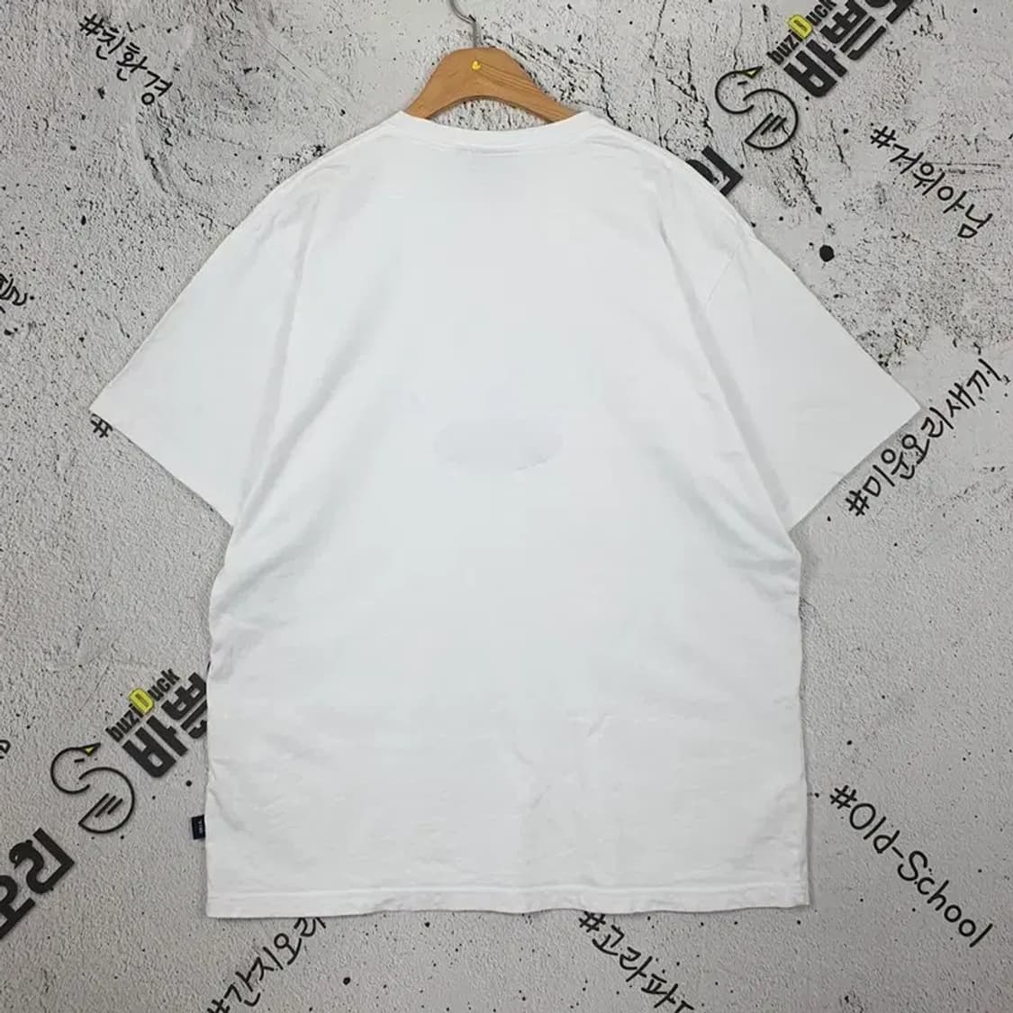 예일 YALE 아메카지 자수로고 반팔 티 화이트 L 1000437 상품이미지2