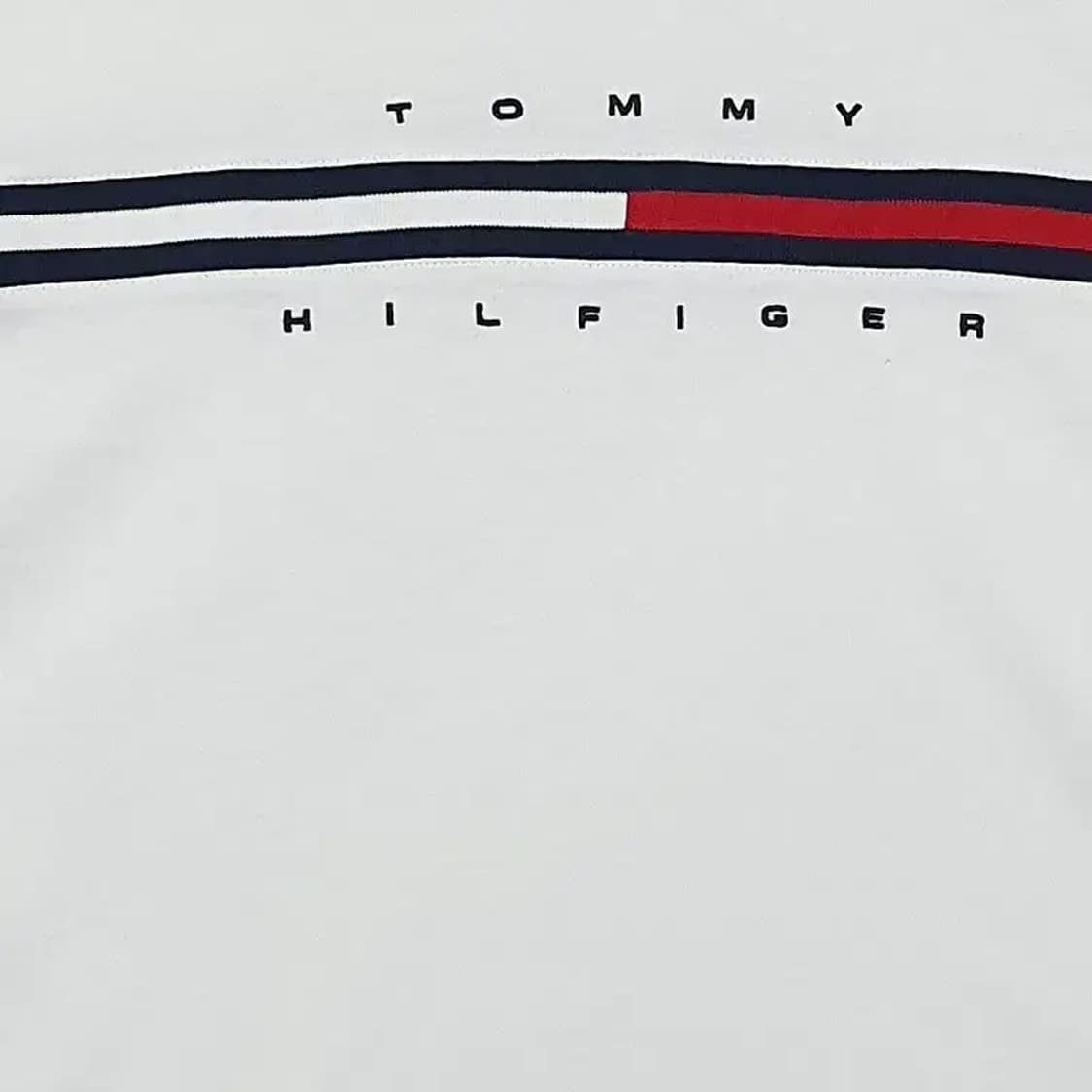 타미힐피거 TOMMY 자수로고 반팔 티 화이트 L 1000438 상품이미지4
