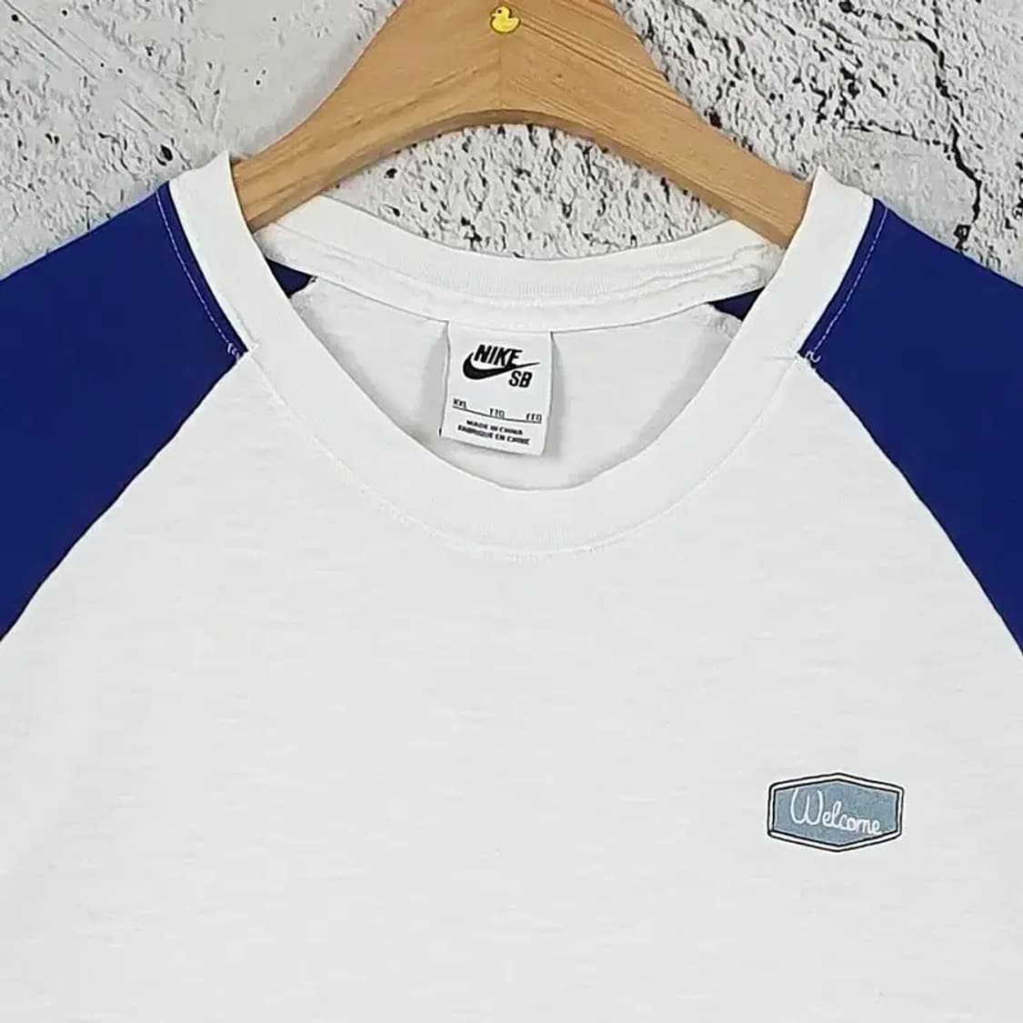 나이키 NIKE SB 레글런 티셔츠 화이트 블루 XXL 1000439 상품이미지4