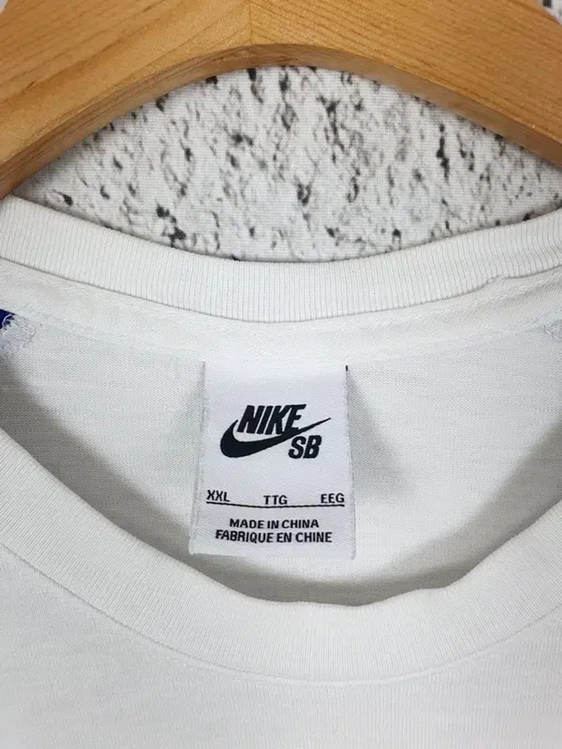 나이키 NIKE SB 레글런 티셔츠 화이트 블루 XXL 1000439 상품이미지8