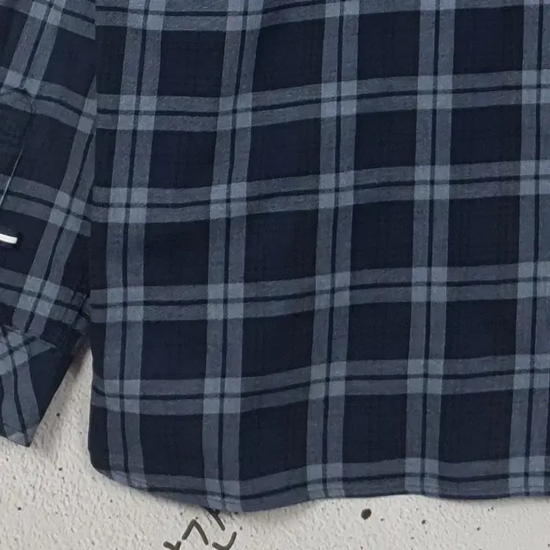 빈폴 BEANPOLE 긴팔 셔츠 남방 네이비 타탄 110 1100286 상품이미지7