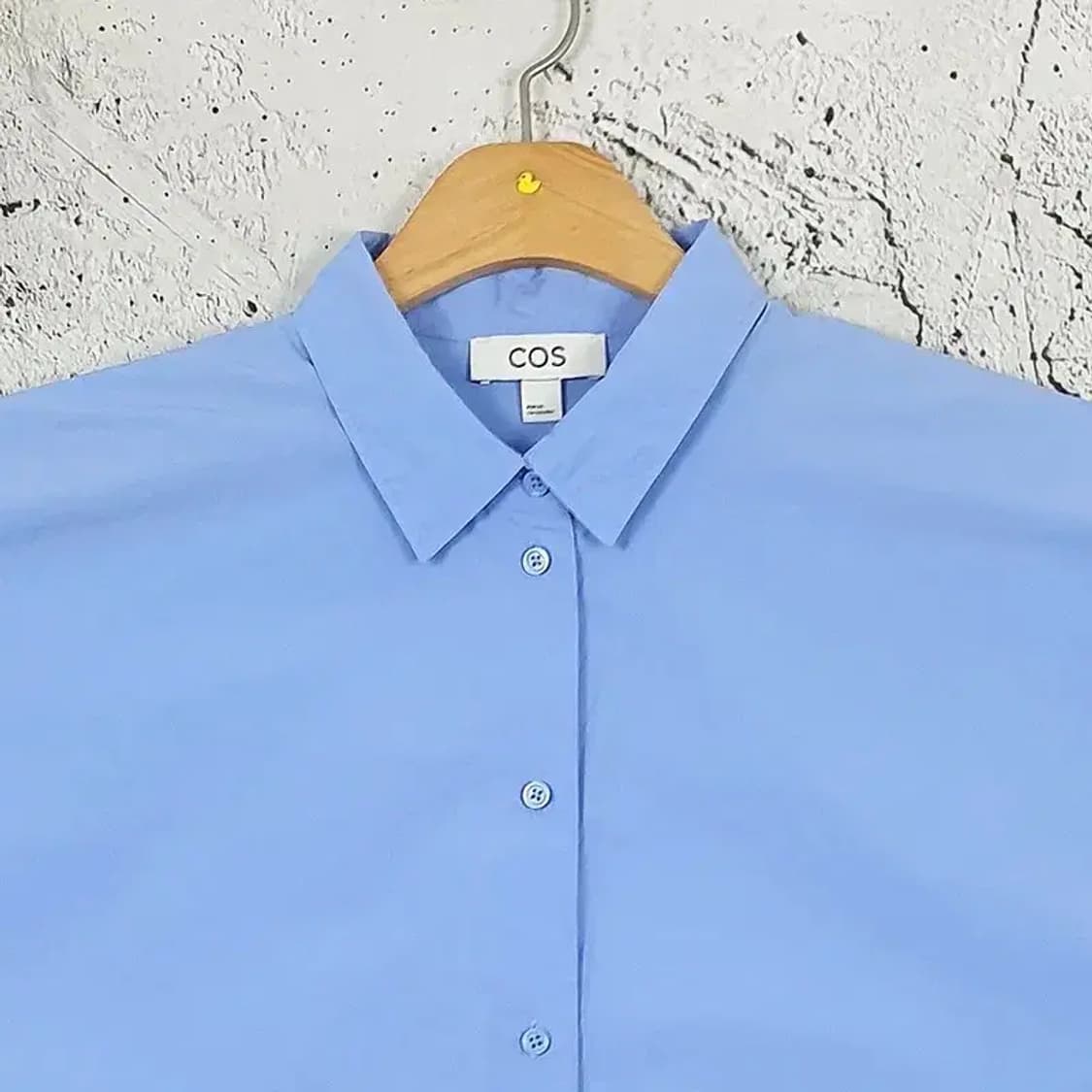 COS 코스 박시 쇼트 포플린 셔츠 라이트 블루 38 1100295 상품이미지4
