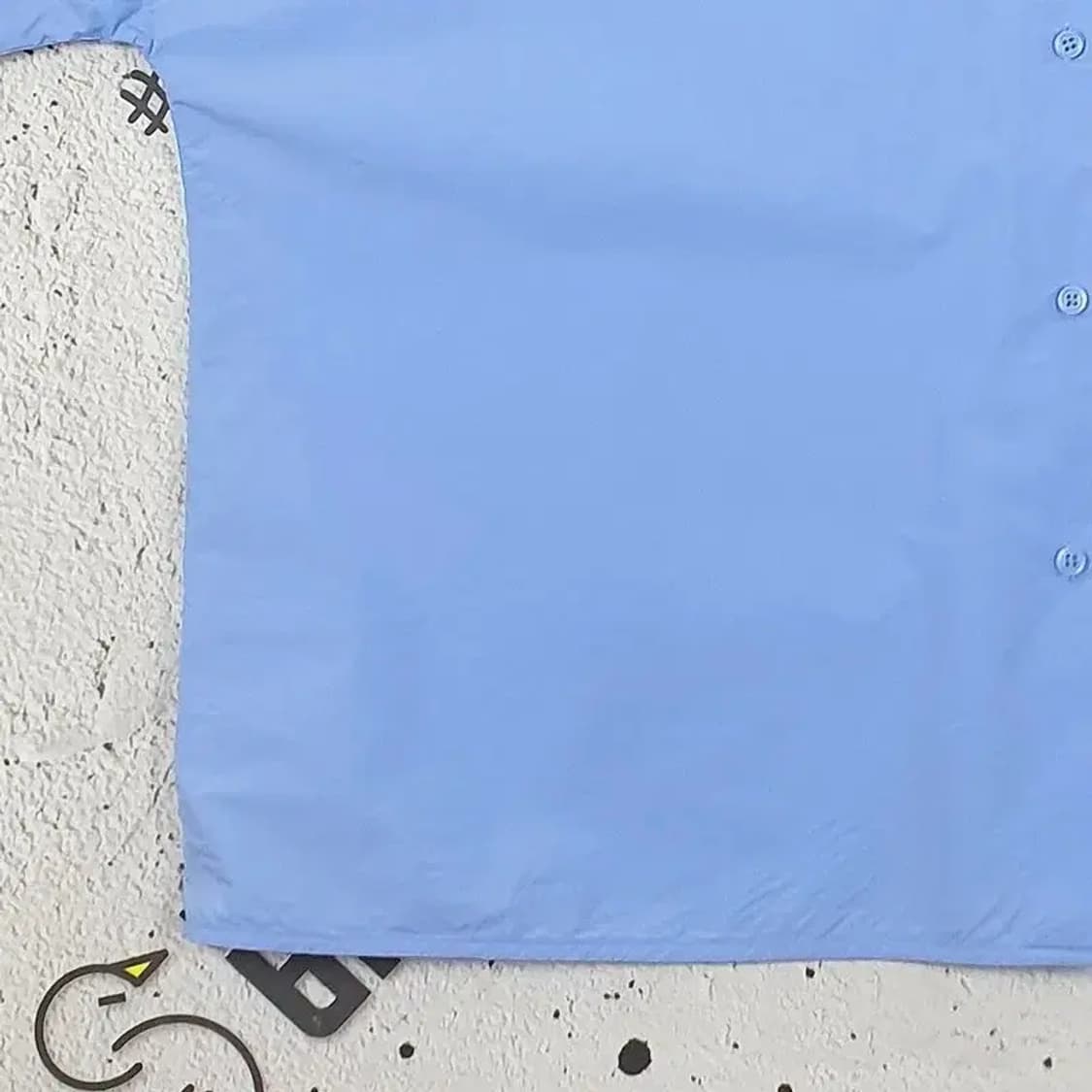 COS 코스 박시 쇼트 포플린 셔츠 라이트 블루 38 1100295 상품이미지6