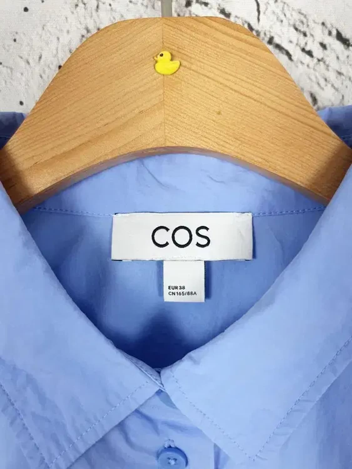 COS 코스 박시 쇼트 포플린 셔츠 라이트 블루 38 1100295 상품이미지9