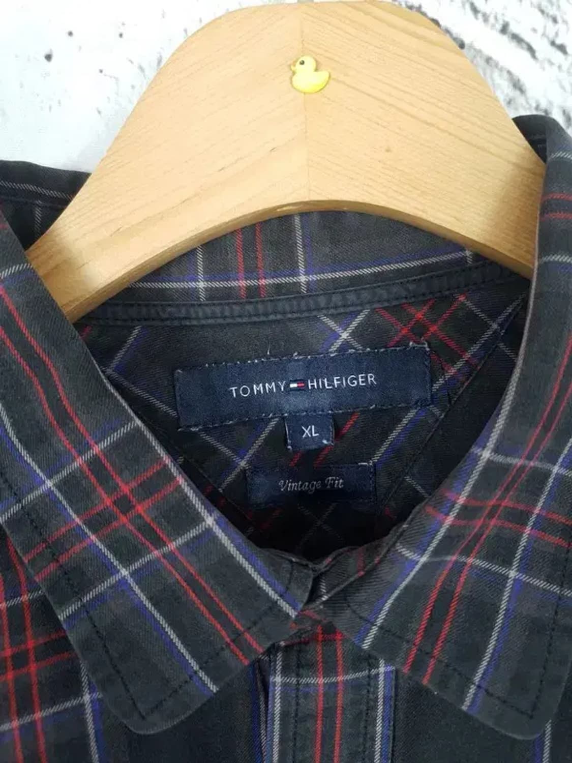 타미힐피거 TOMMY 긴팔 남방 셔츠 네이비 타탄 XL 1100287 상품이미지9