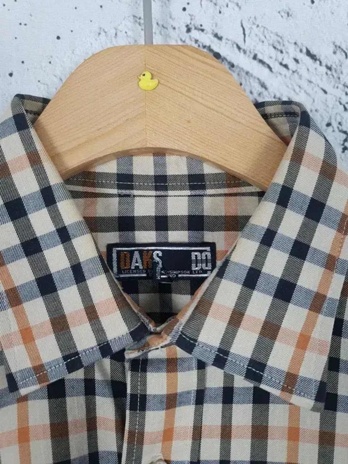 닥스 DAKS 긴팔 남방 셔츠 베이지 노바체크 M 1100288 상품이미지9