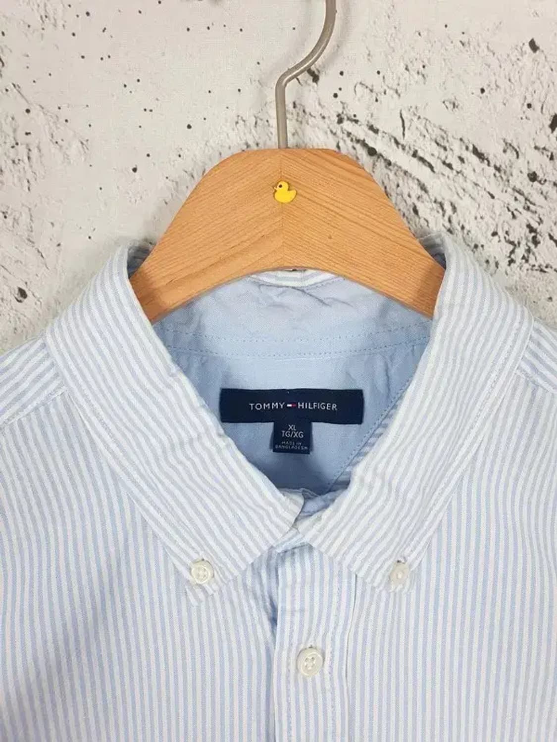 타미힐피거 TOMMY 셔츠 라이트블루 스트라이프 XL 1100290 상품이미지8