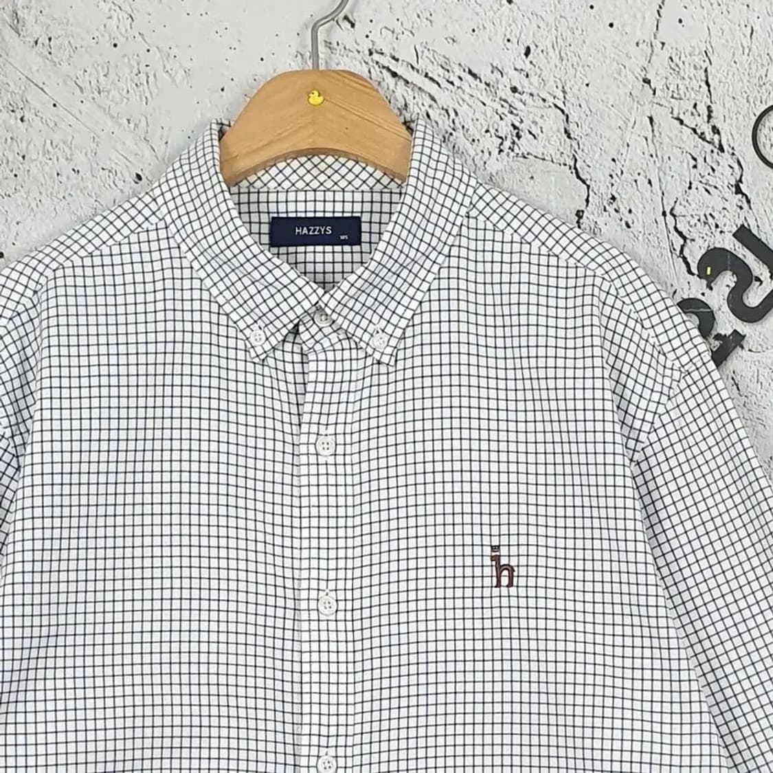 헤지스 HAZZYS 긴팔 남방 셔츠 테터솔체크 105 1100291 상품이미지4