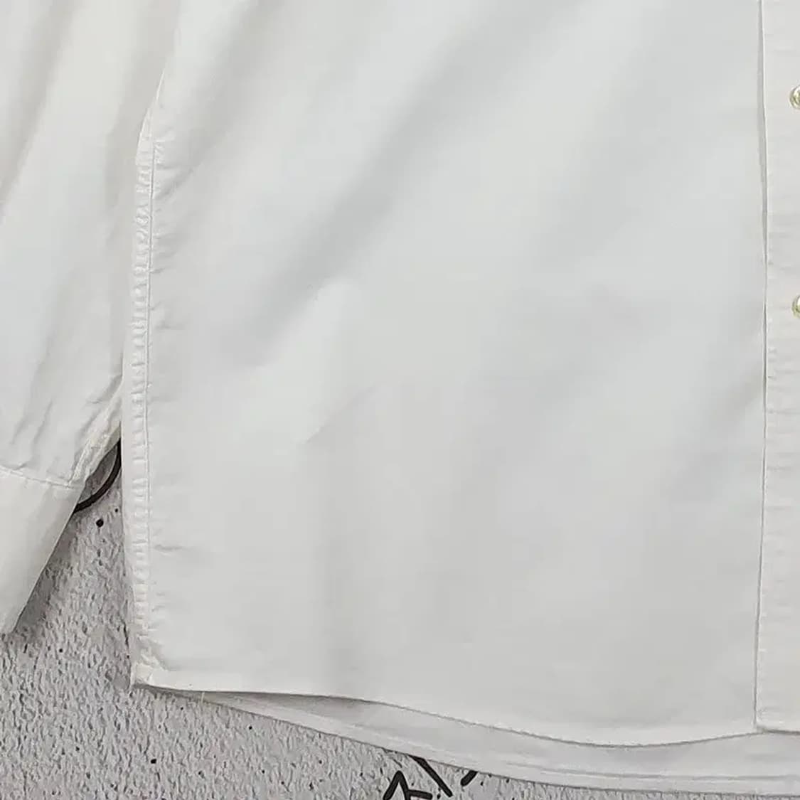 타미힐피거 슬림핏 긴팔 남방 셔츠 화이트 17(105) 1100294 상품이미지5