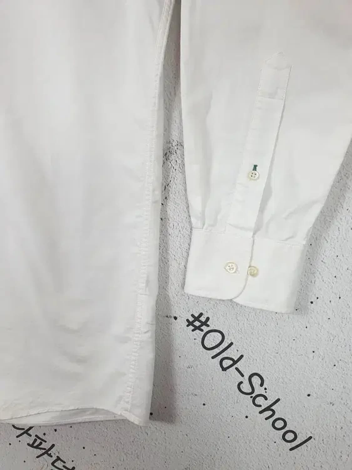 타미힐피거 슬림핏 긴팔 남방 셔츠 화이트 17(105) 1100294 상품이미지8