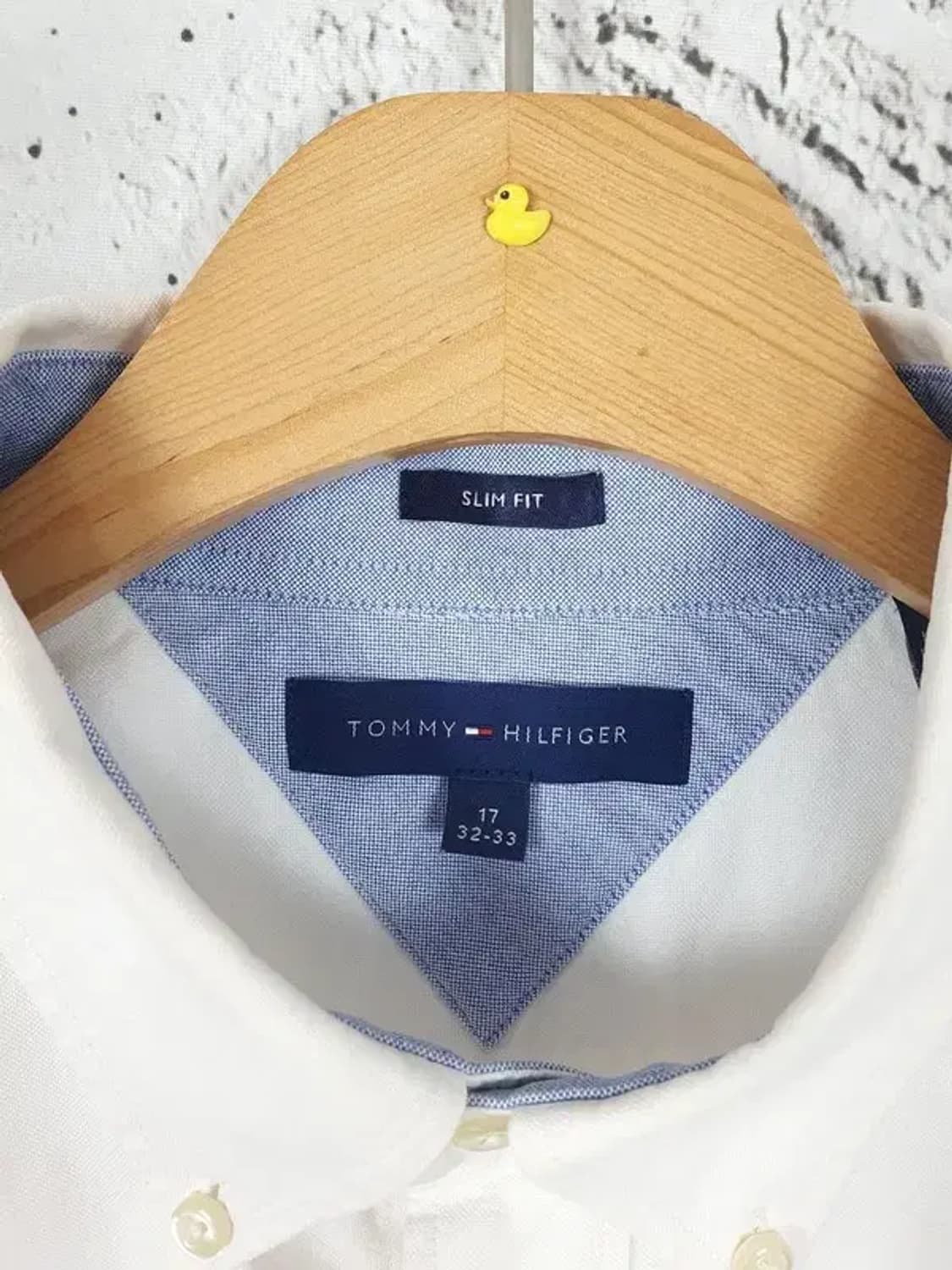 타미힐피거 슬림핏 긴팔 남방 셔츠 화이트 17(105) 1100294 상품이미지9