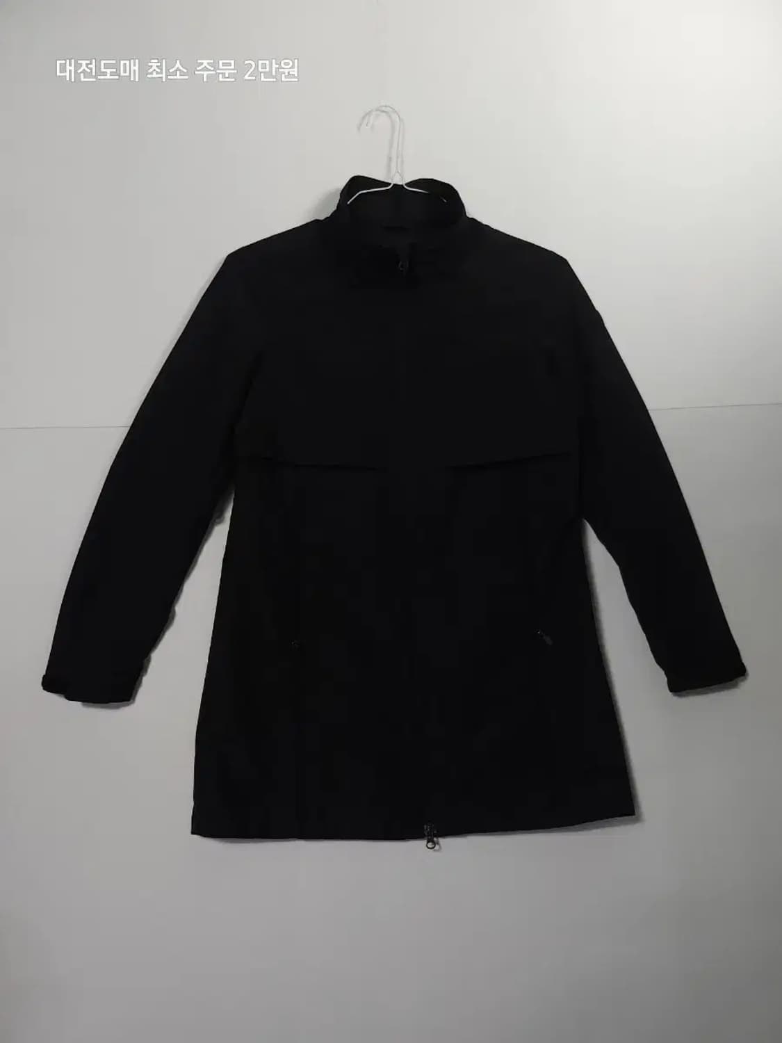 네파 블랙 기본 롱 자켓 코트 상품이미지1