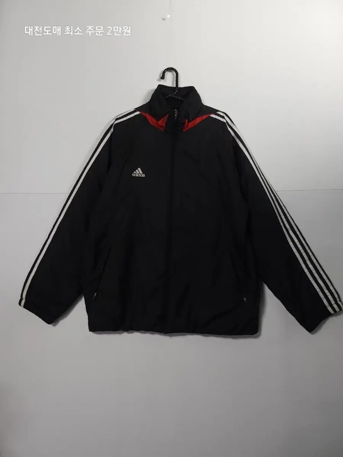 아디다스 삼선 블랙 패딩 자켓 상품이미지1