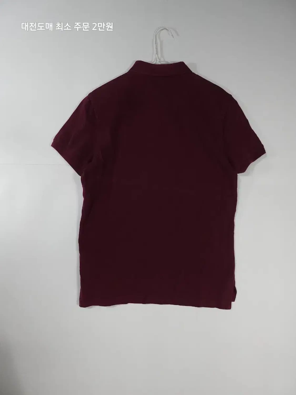 빈폴 반팔 카라티 버건디 상품이미지3