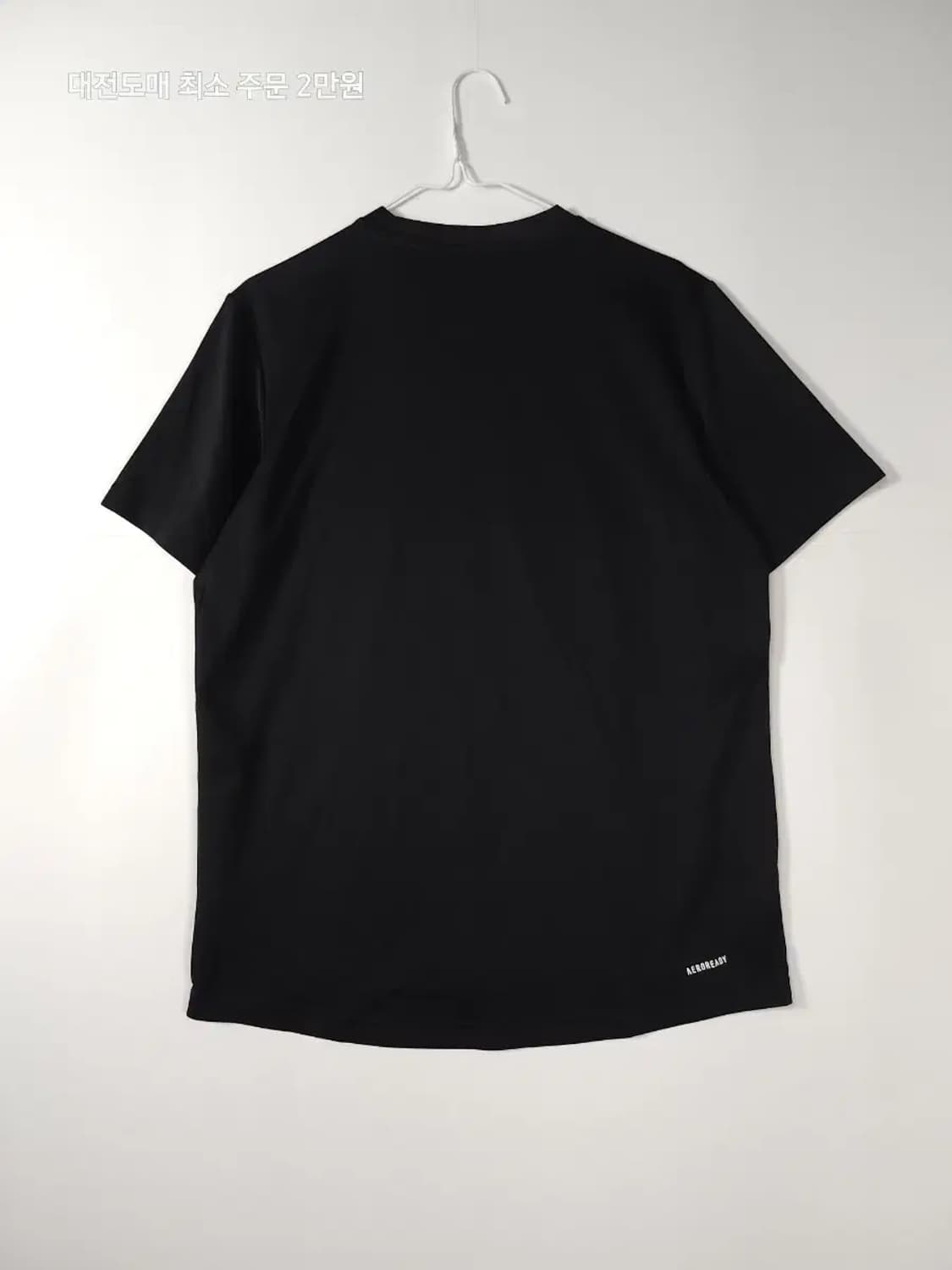 아디다스 블랙 기능성 반팔티 상품이미지3