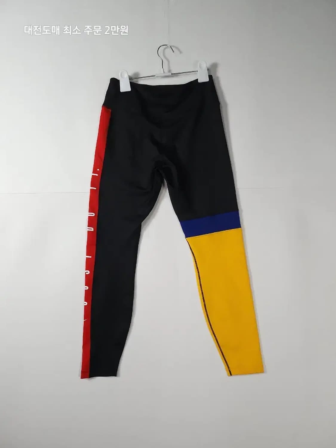 나이키 저스트두잇 레깅스 블랙/옐로우 상품이미지3