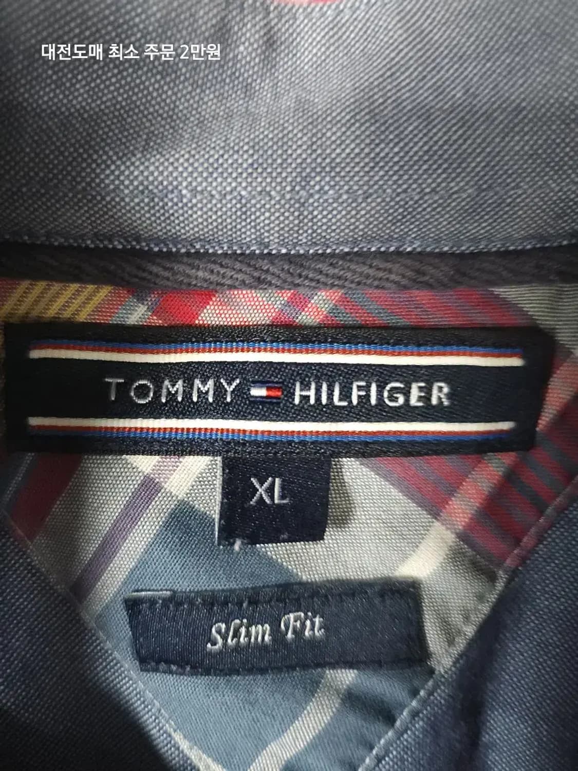 타미힐피거 체크 셔츠 남방 긴팔 상품이미지2