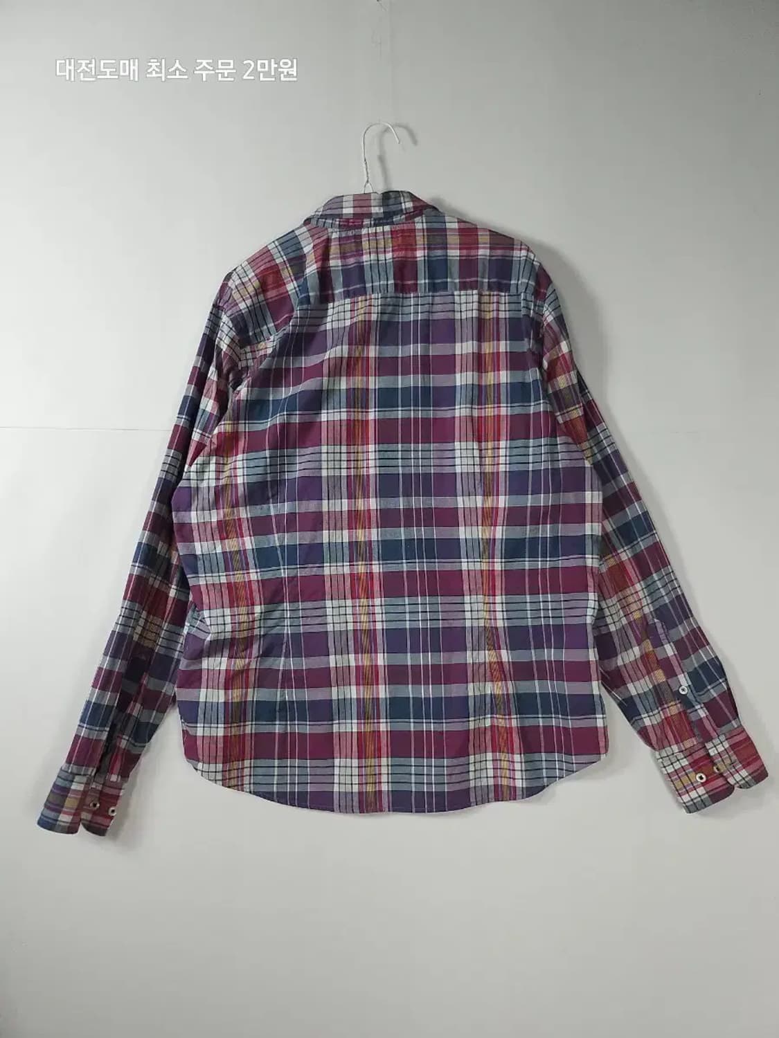 타미힐피거 체크 셔츠 남방 긴팔 상품이미지3