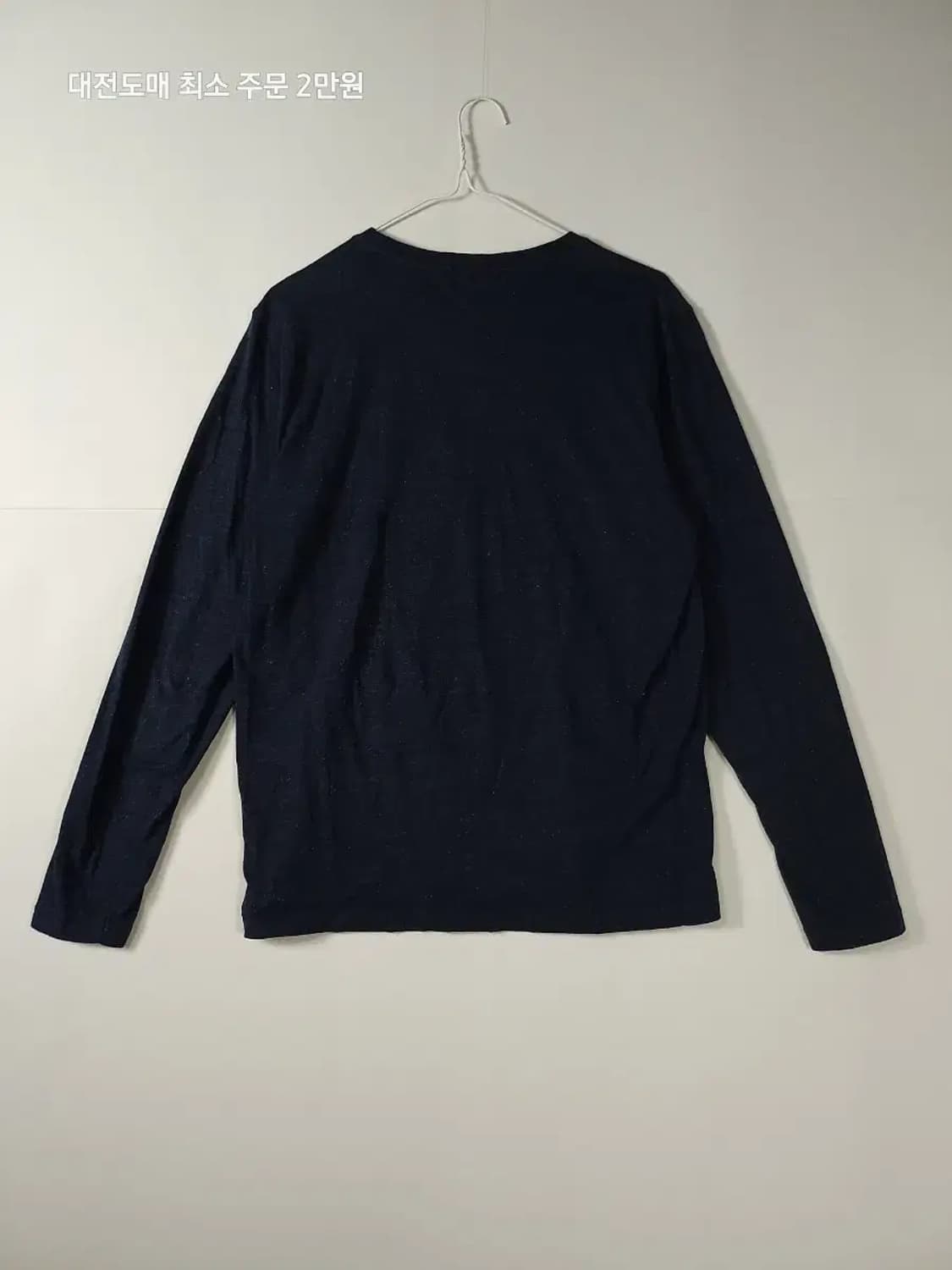 HAZZYS 헤지스 네이비 긴팔 티셔츠 상품이미지3
