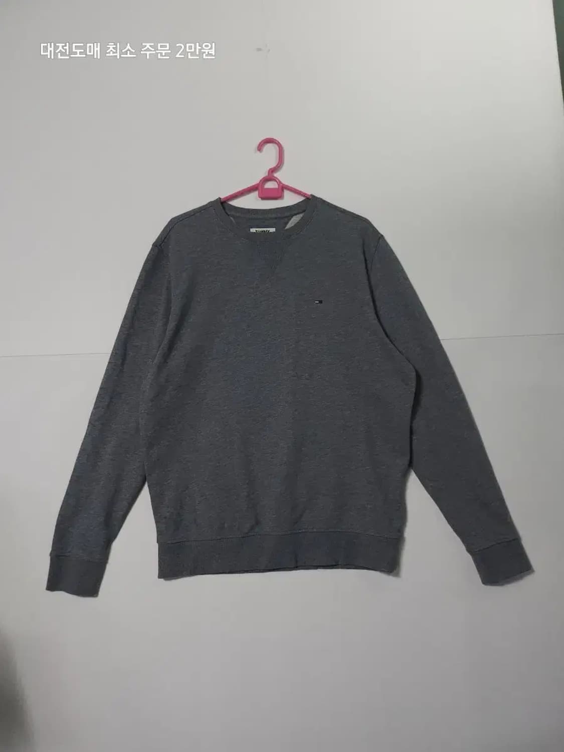 타미힐피거 맨투맨 회색 상품이미지1