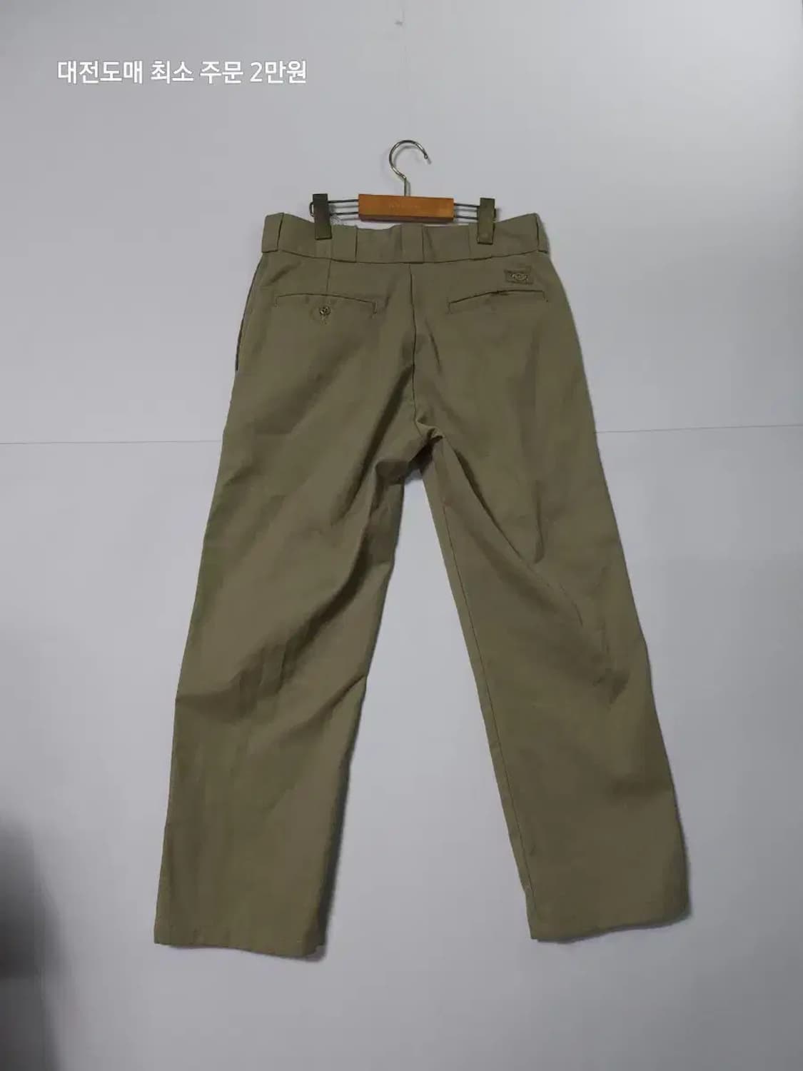 디키즈 카키색 면바지 팬츠 상품이미지2