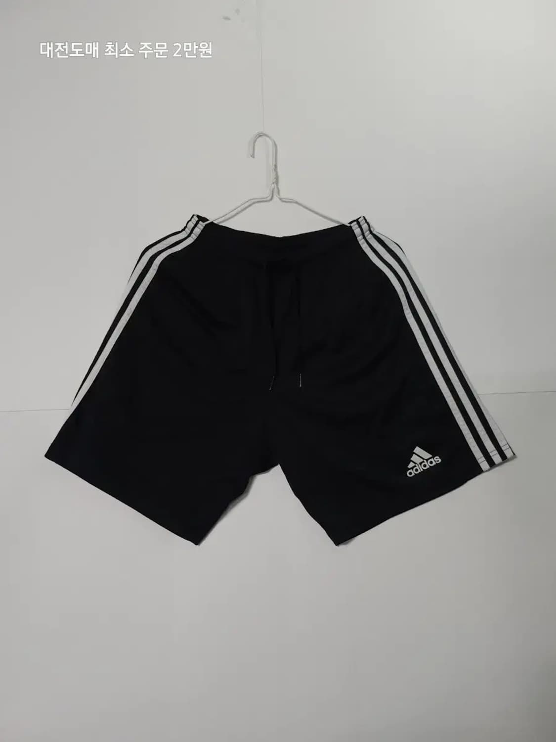 아디다스 삼선 반바지 블랙 상품이미지1