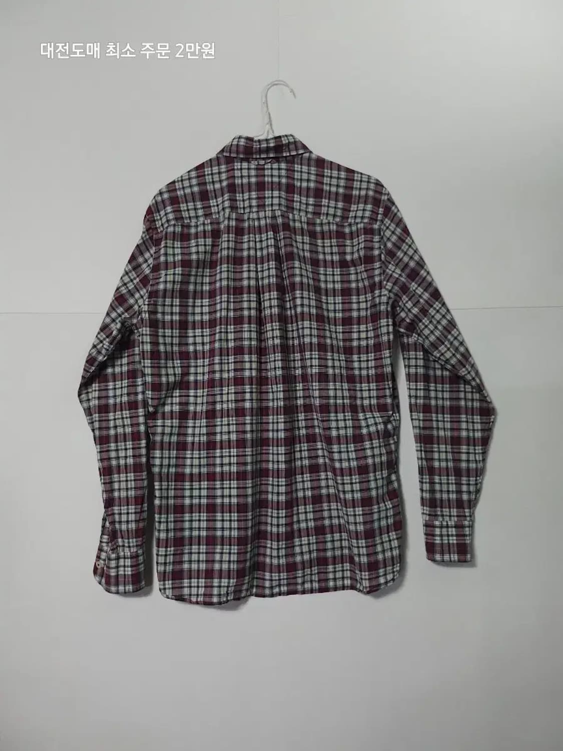 타미힐피거 남방 체크 셔츠 긴팔 상품이미지3