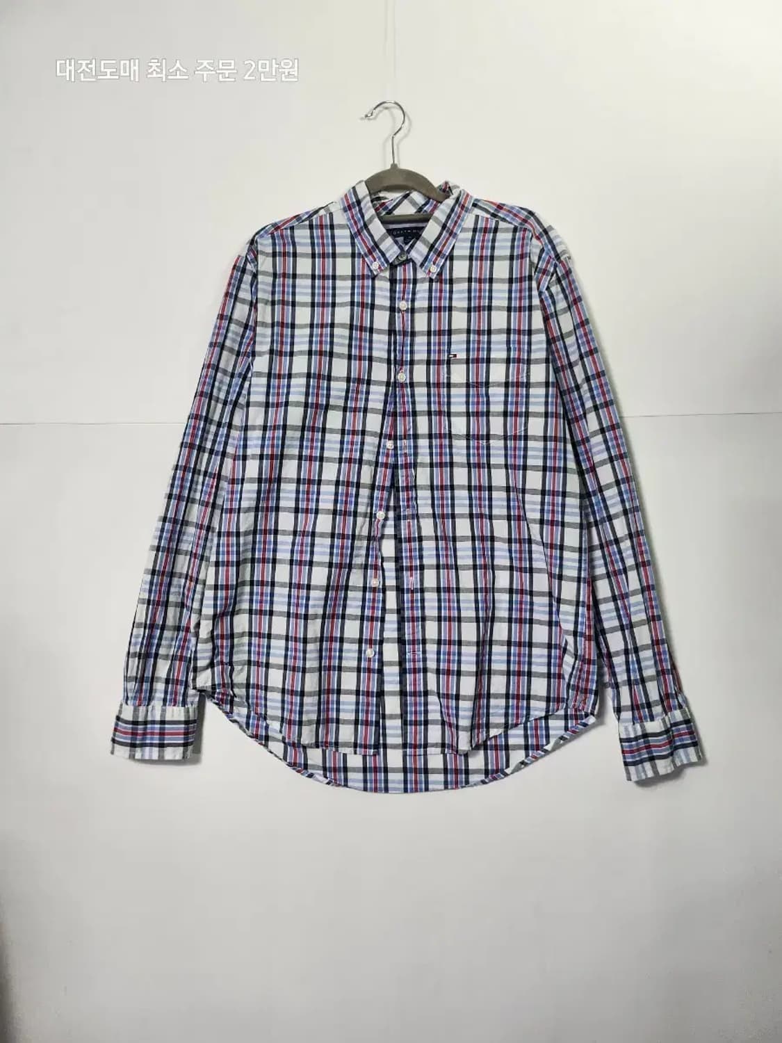 타미힐피거 체크 긴팔 셔츠 상품이미지1