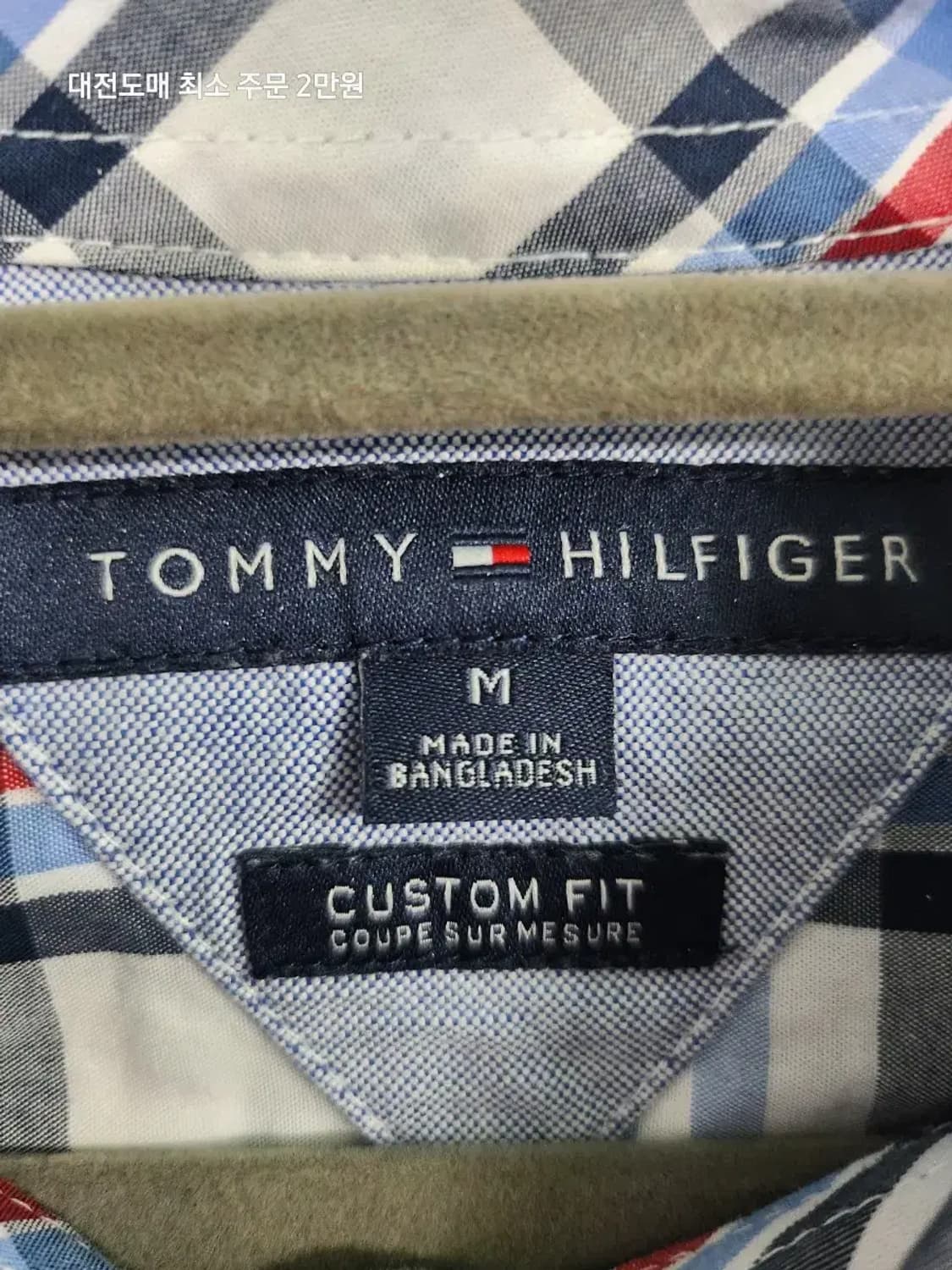 타미힐피거 체크 긴팔 셔츠 상품이미지3