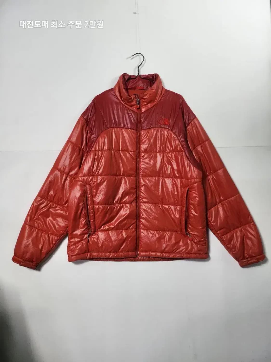 노스페이스 붉은색 패딩 자켓 상품이미지1