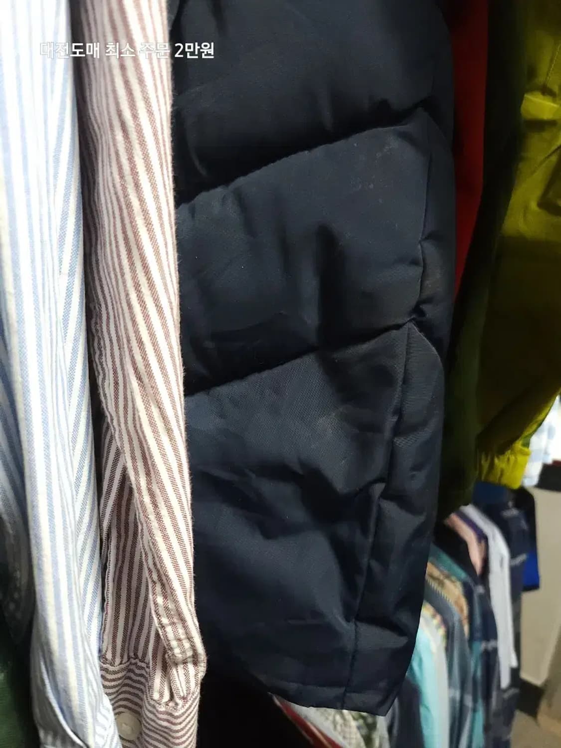 타미 힐피거 네이비 후드 패딩 상품이미지5