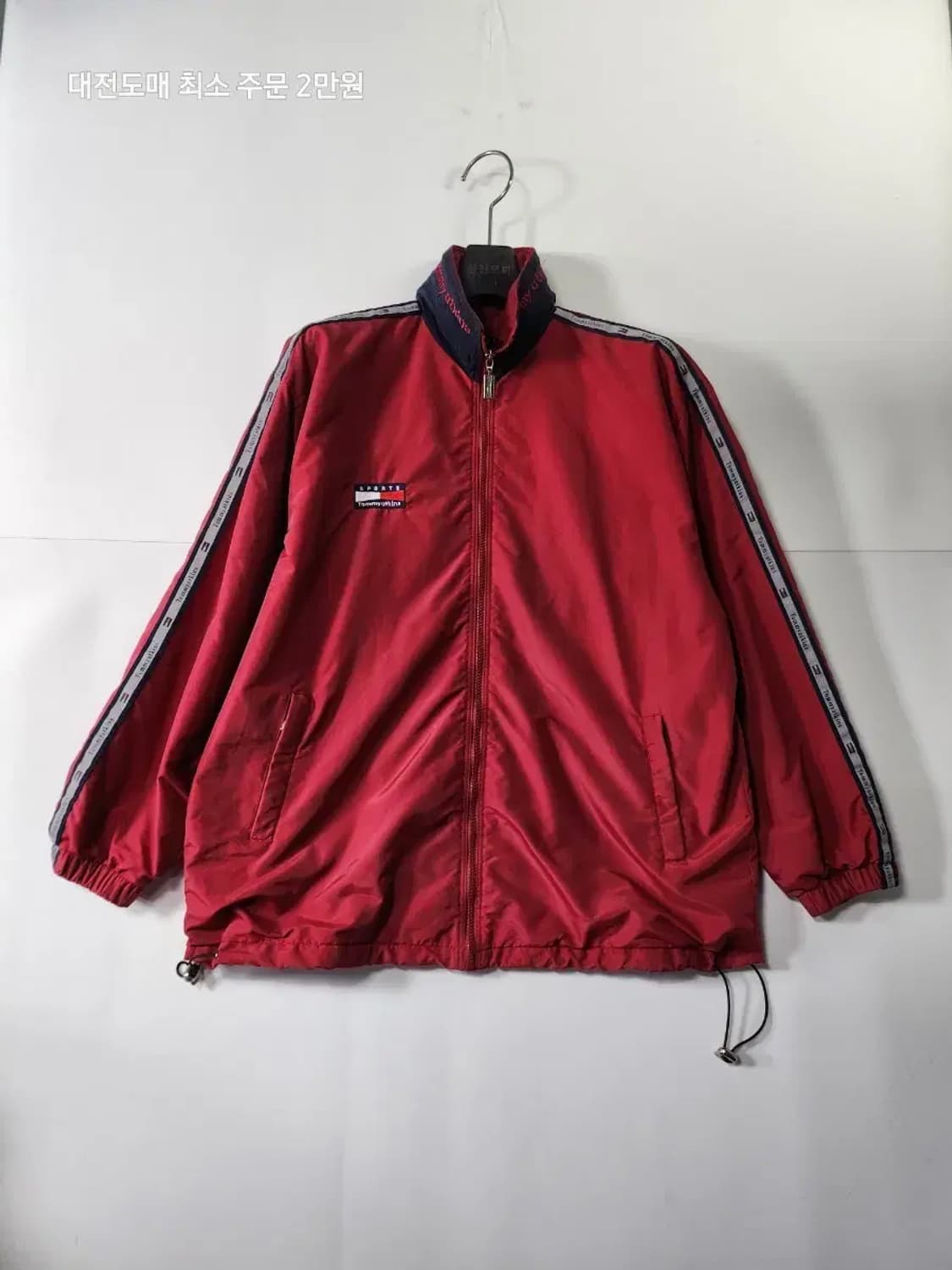 타미힐피거 레드 바람막이 자켓 상품이미지1