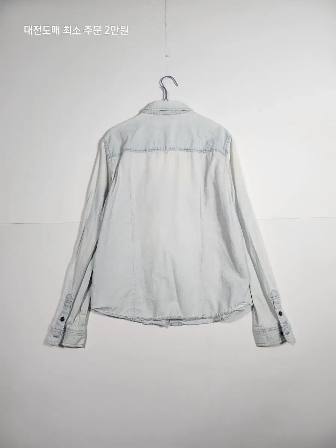 게스 워싱 데님 셔츠 상품이미지2