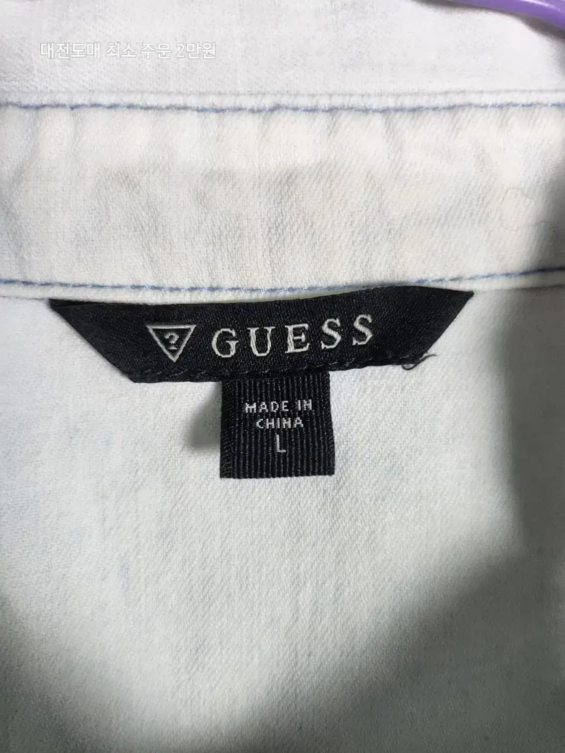 게스 워싱 데님 셔츠 상품이미지3