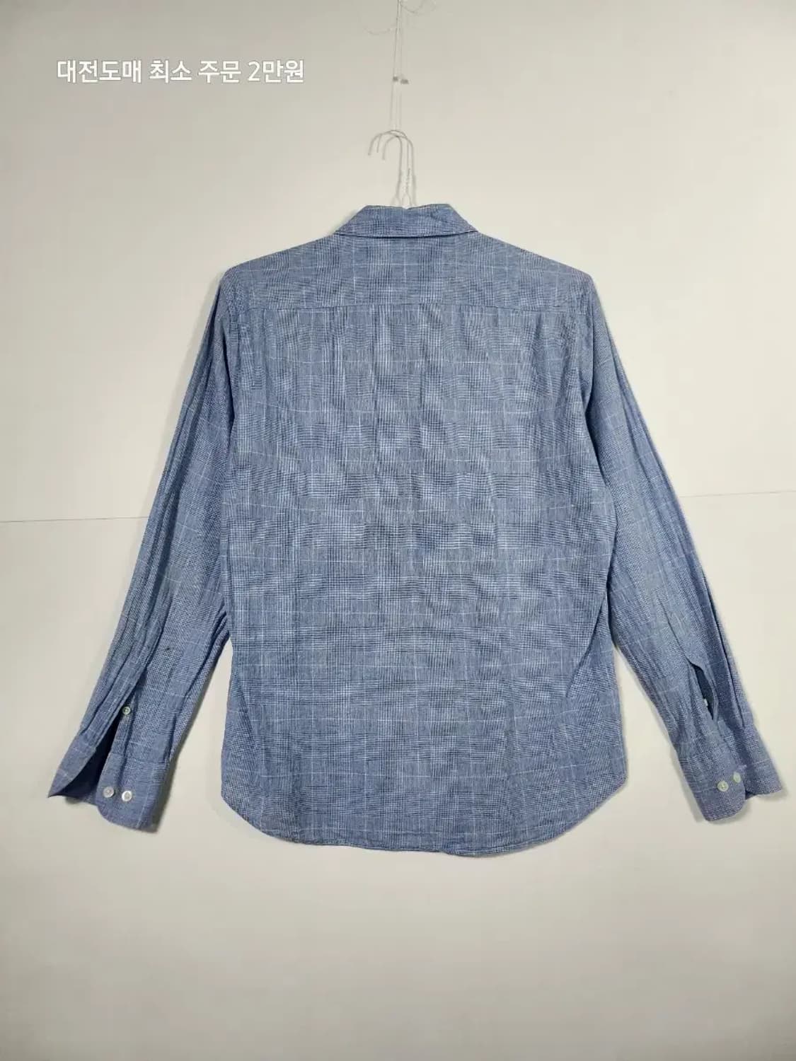 빈폴 블루 체크 긴팔 셔츠 상품이미지2