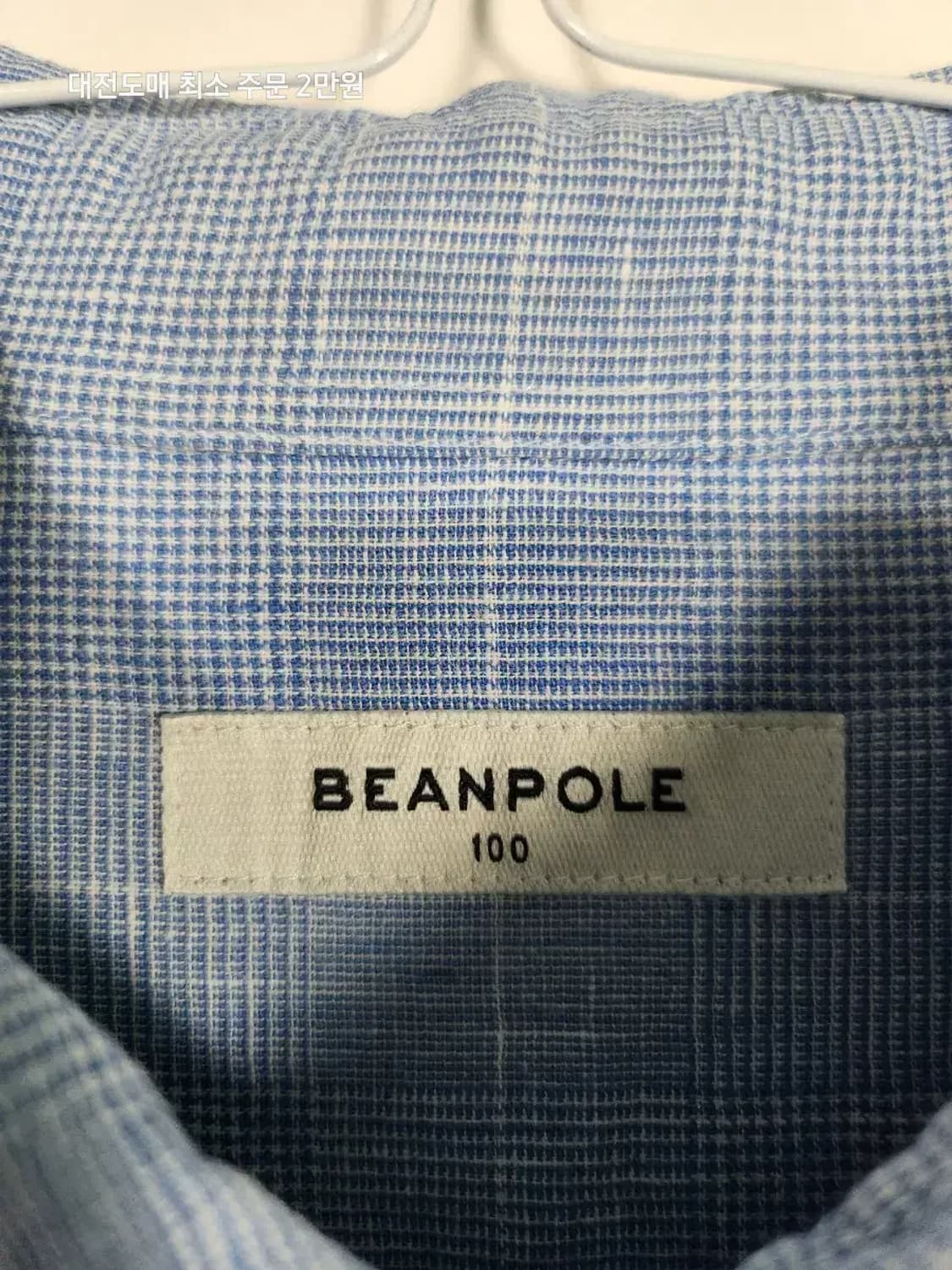 빈폴 블루 체크 긴팔 셔츠 상품이미지3